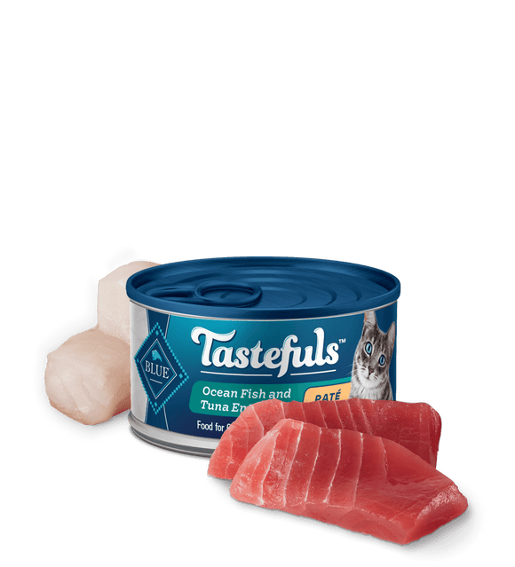 Blue Buffalo BLUE Tastefuls Ocean Fish and Tuna Paté Wet Cat Food