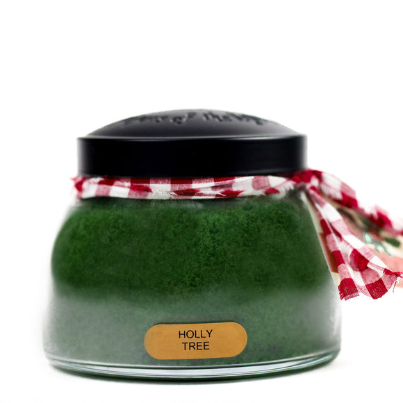 A Cheerful Giver Holly Tree - 22 oz Mama Candle