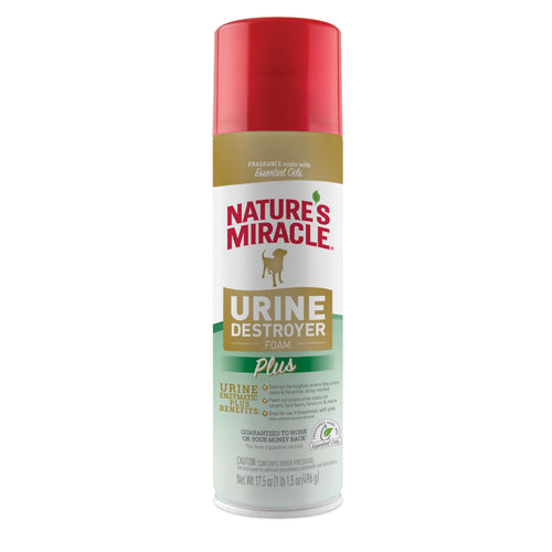 Nature's Miracle Urine Destroyer Plus Foaming Aerosol Spray For Dogs
