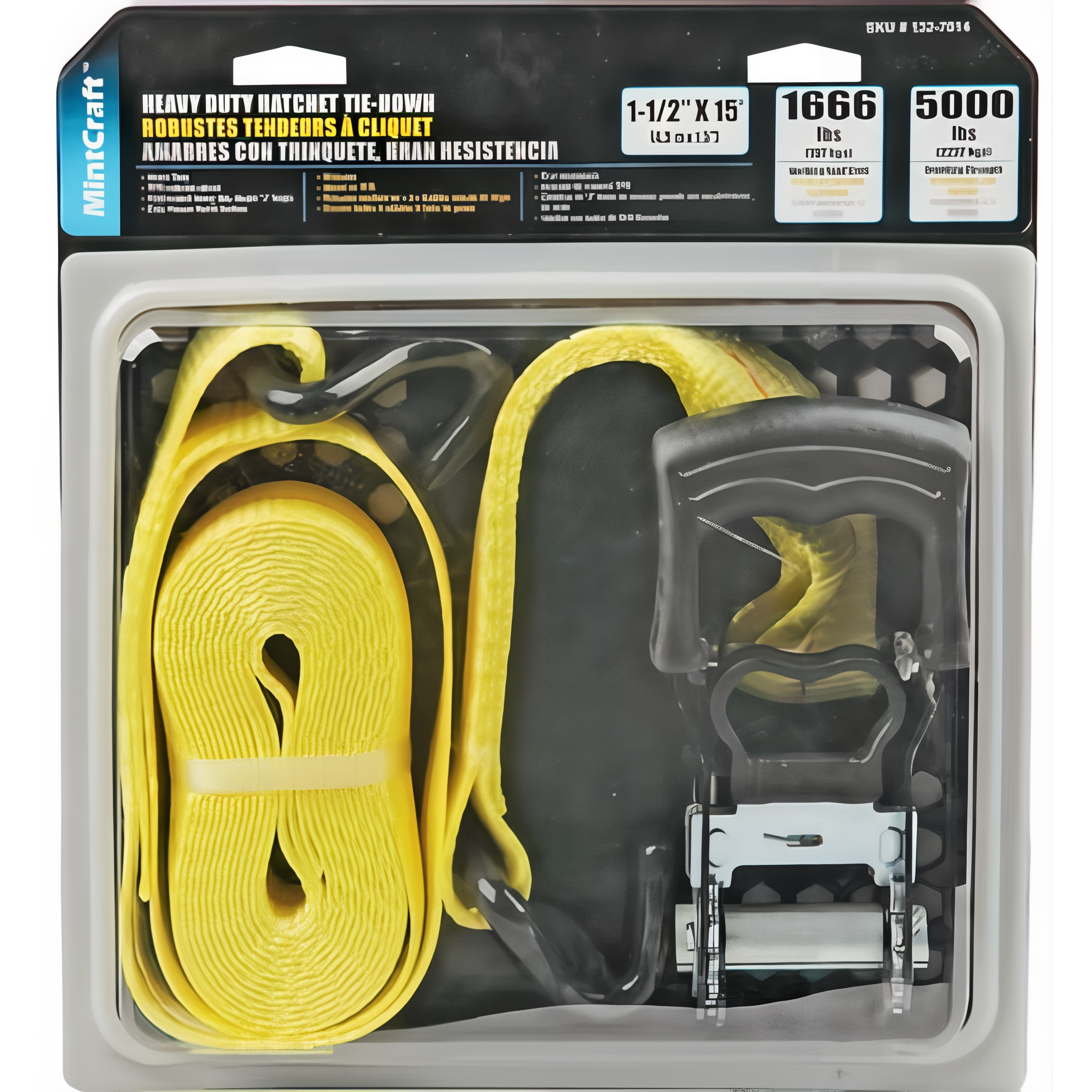 ProSource Tie-Down Polyester Webbing Metal Ratchet