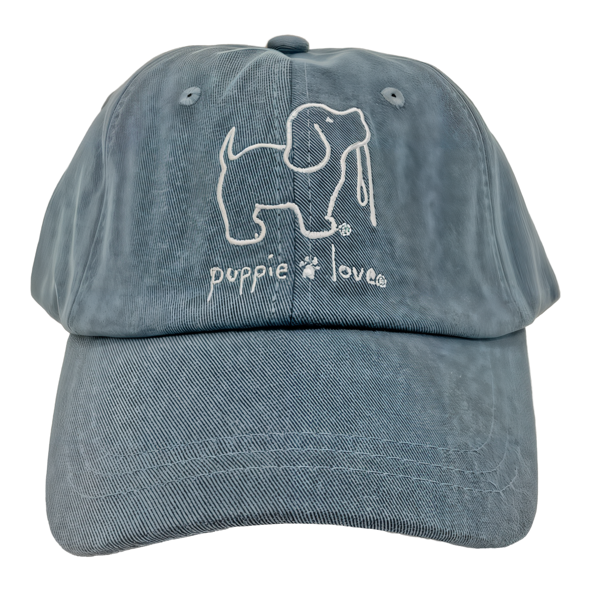 Puppie Love Blue Jean Baseball Hat -- product image