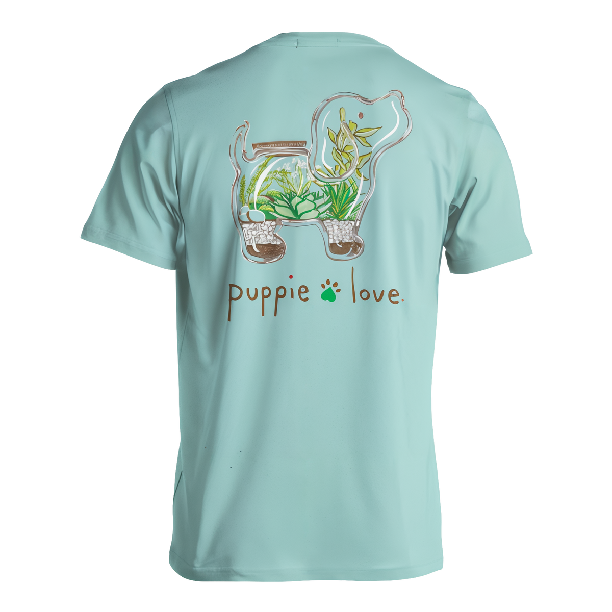 Puppie Love Terrarium Pup Short Sleeve Tee -- product image