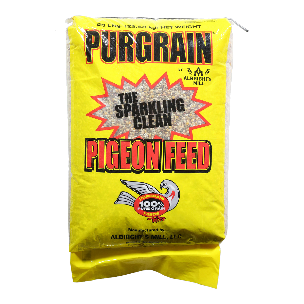 Purgrain Breeder Conditioner 16% Popcorn Pigeon Feed 50 lb bag