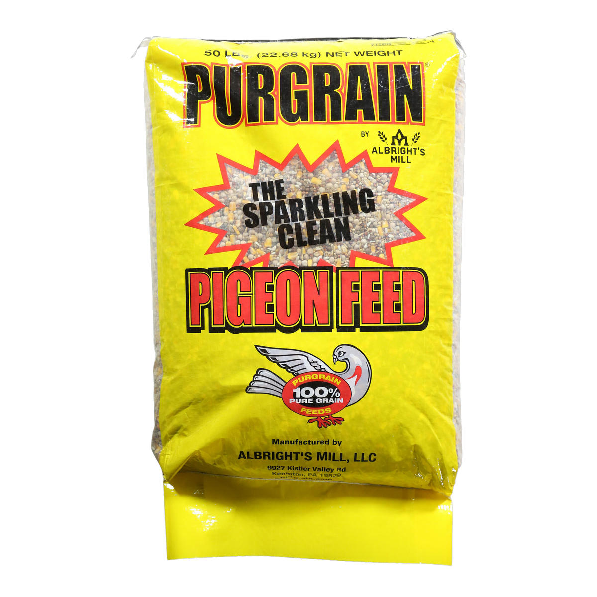 Purgrain Breeder Conditioner 16% Small Yellow Corn Pigeon Feed 50 lb bag
