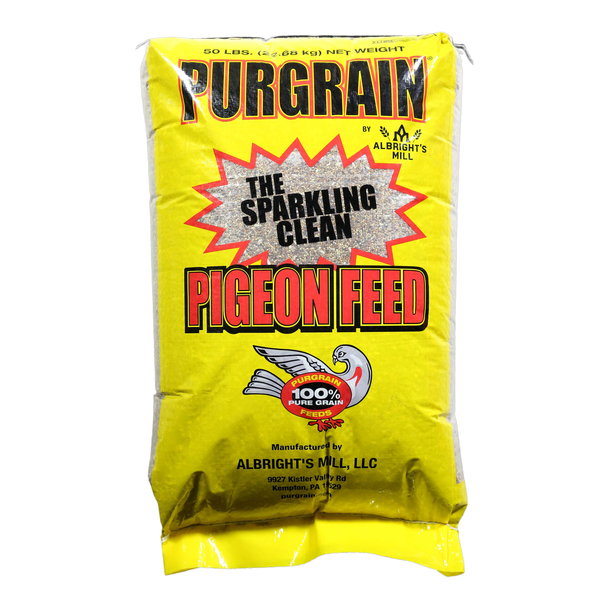 Purgrain European Supreme Small Yellow Corn Pigeon Feed 50 lb bag