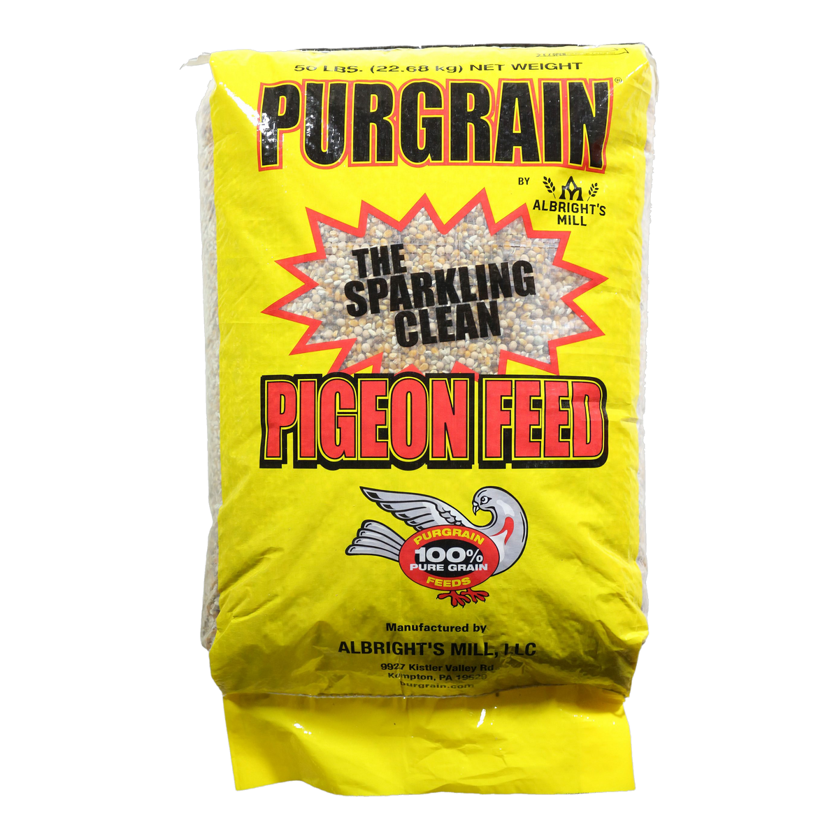 Purgrain Racing 17% Popcorn Pigeon Feed 50 lb bag