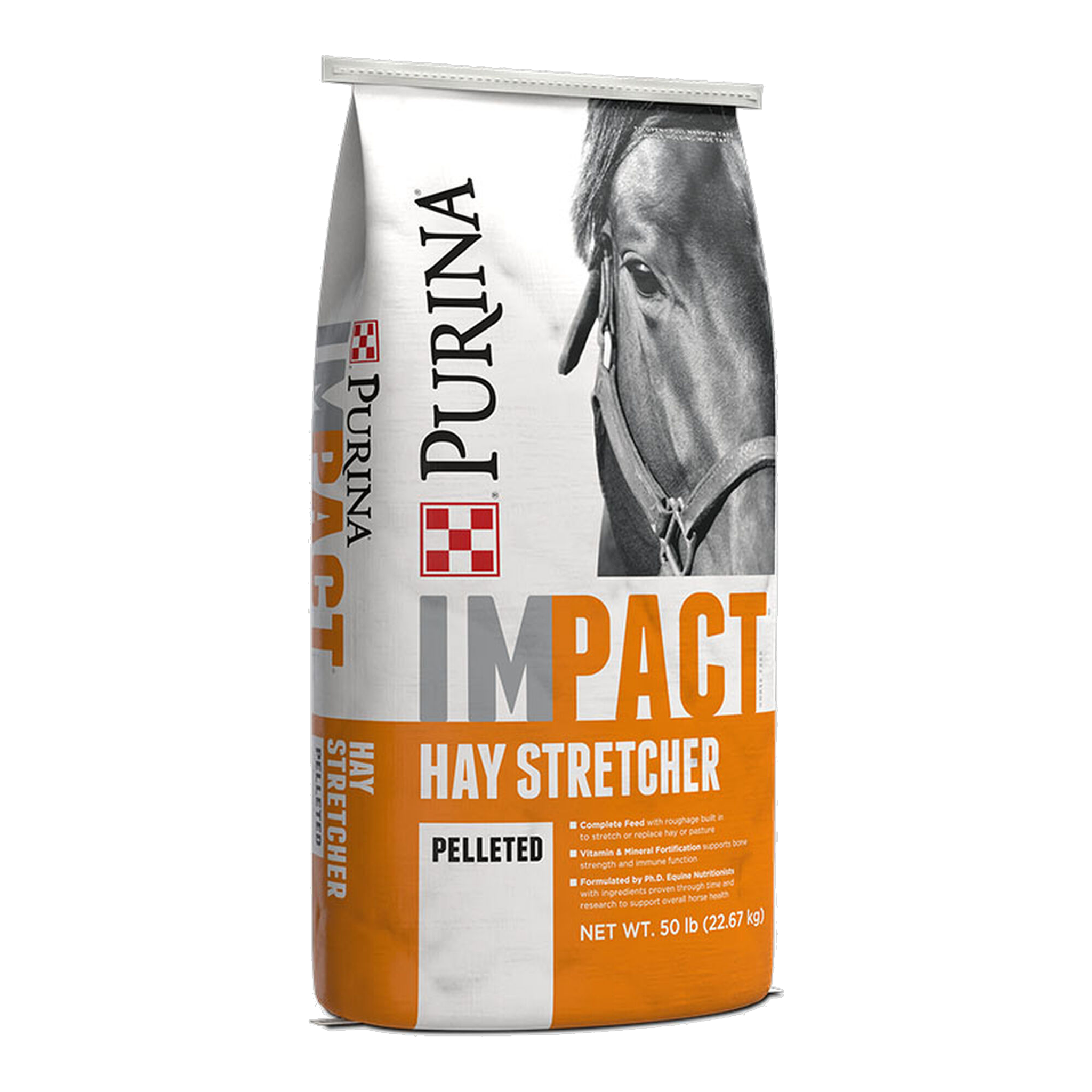 Purina Impact Hay Stretcher horse feed 50 lb bag