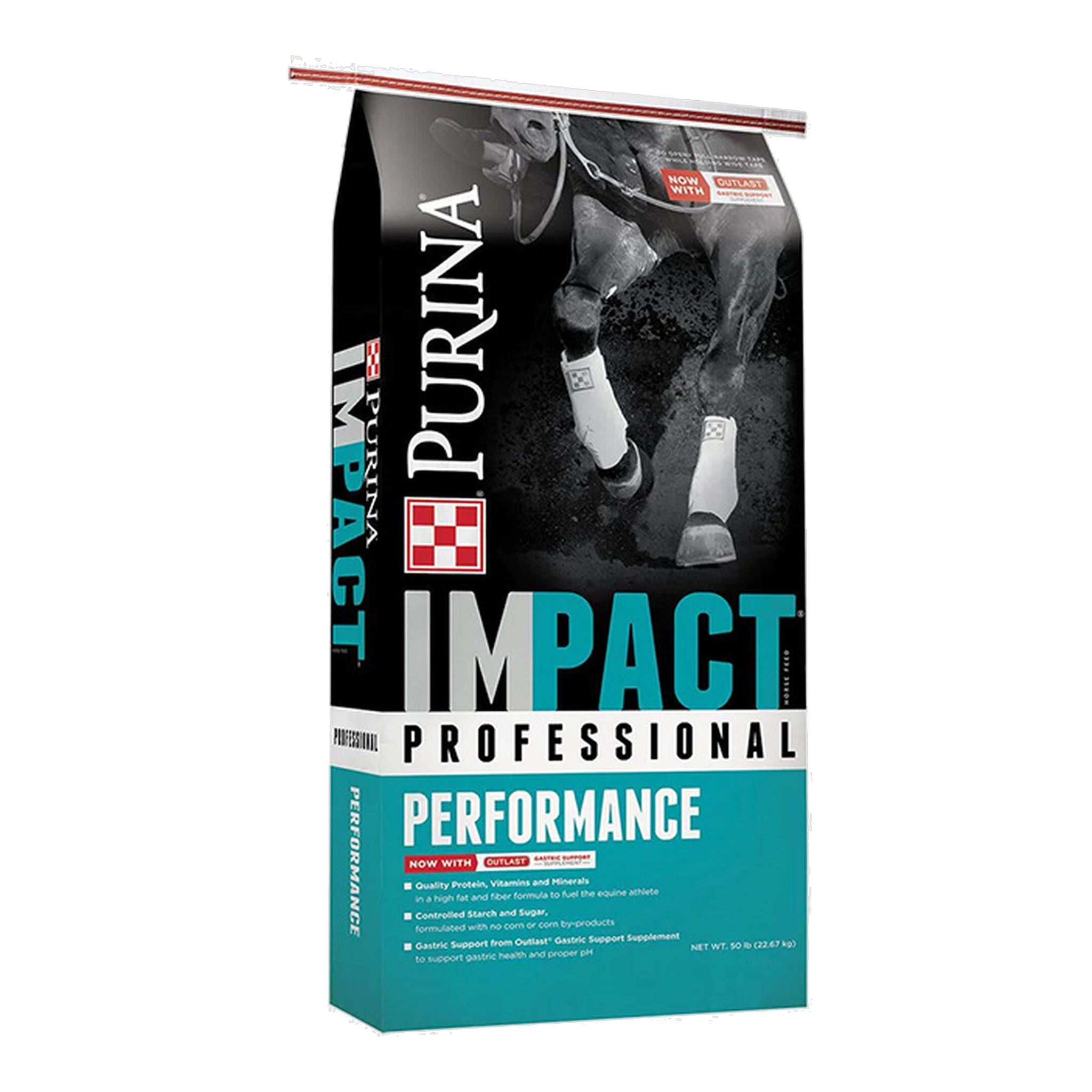 Purina Impact Professional Performance horse feed 50 lb bag