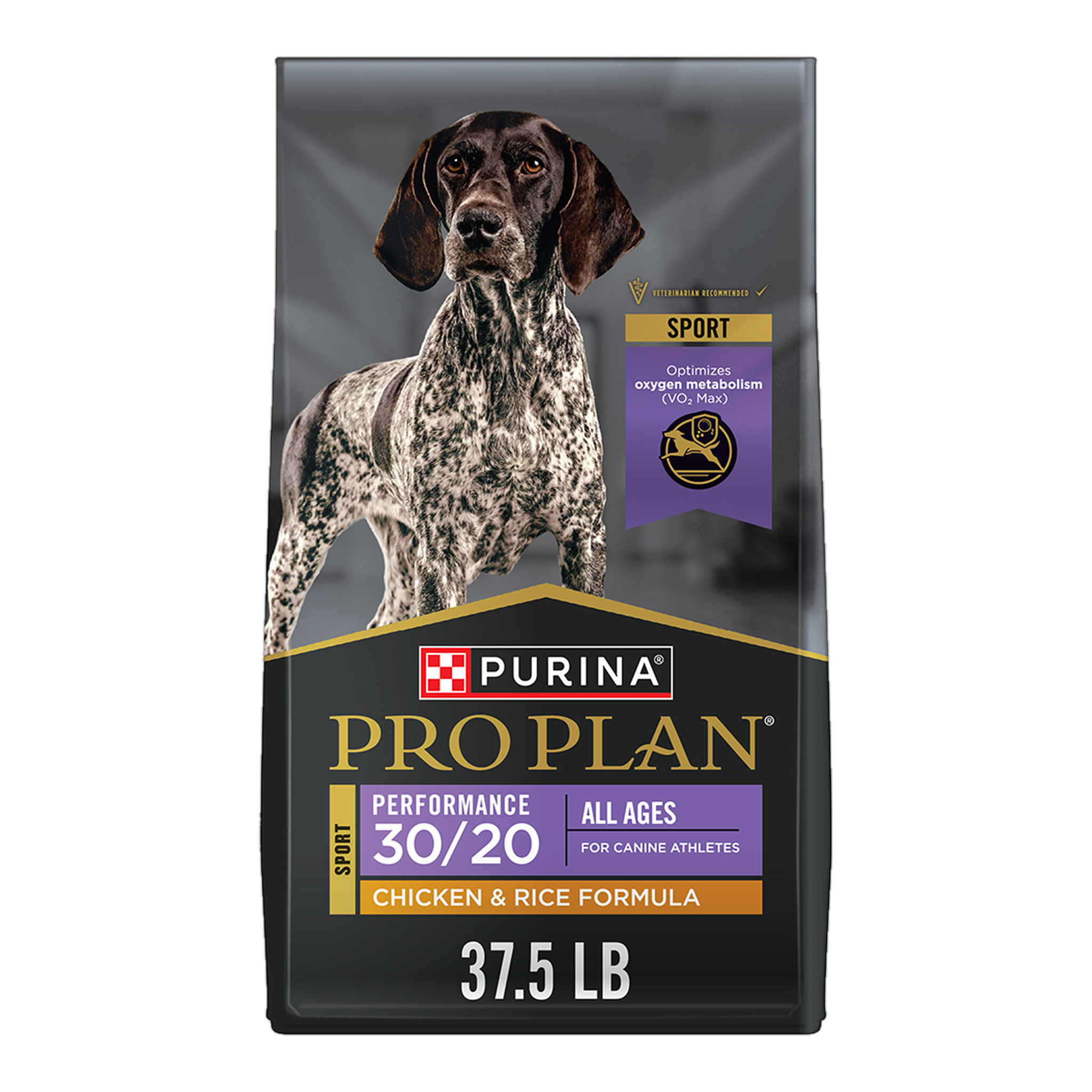Purina Pro Plan Sport Performance 30/20 Chicken and Rice dry dog food 37.5 lb bag