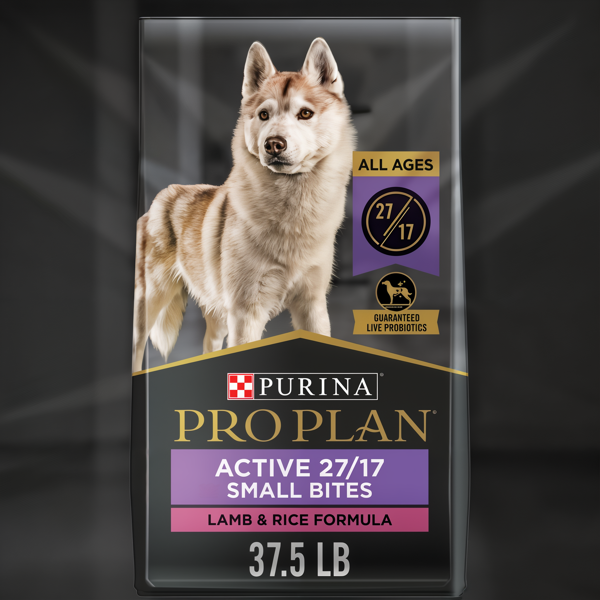 Purina Pro Plan Small Bites Dog Food High Protein ACTIVE 27/17 Lamb & Rice Formula