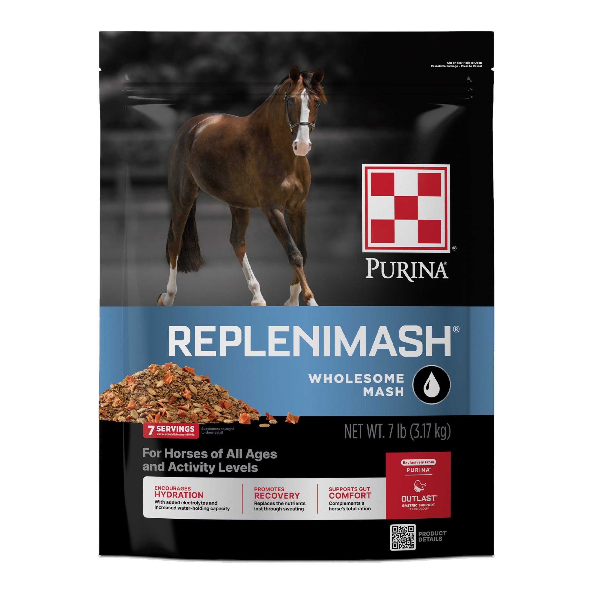 Purina RepleniMash hydration and recovery mash 7 lb bag