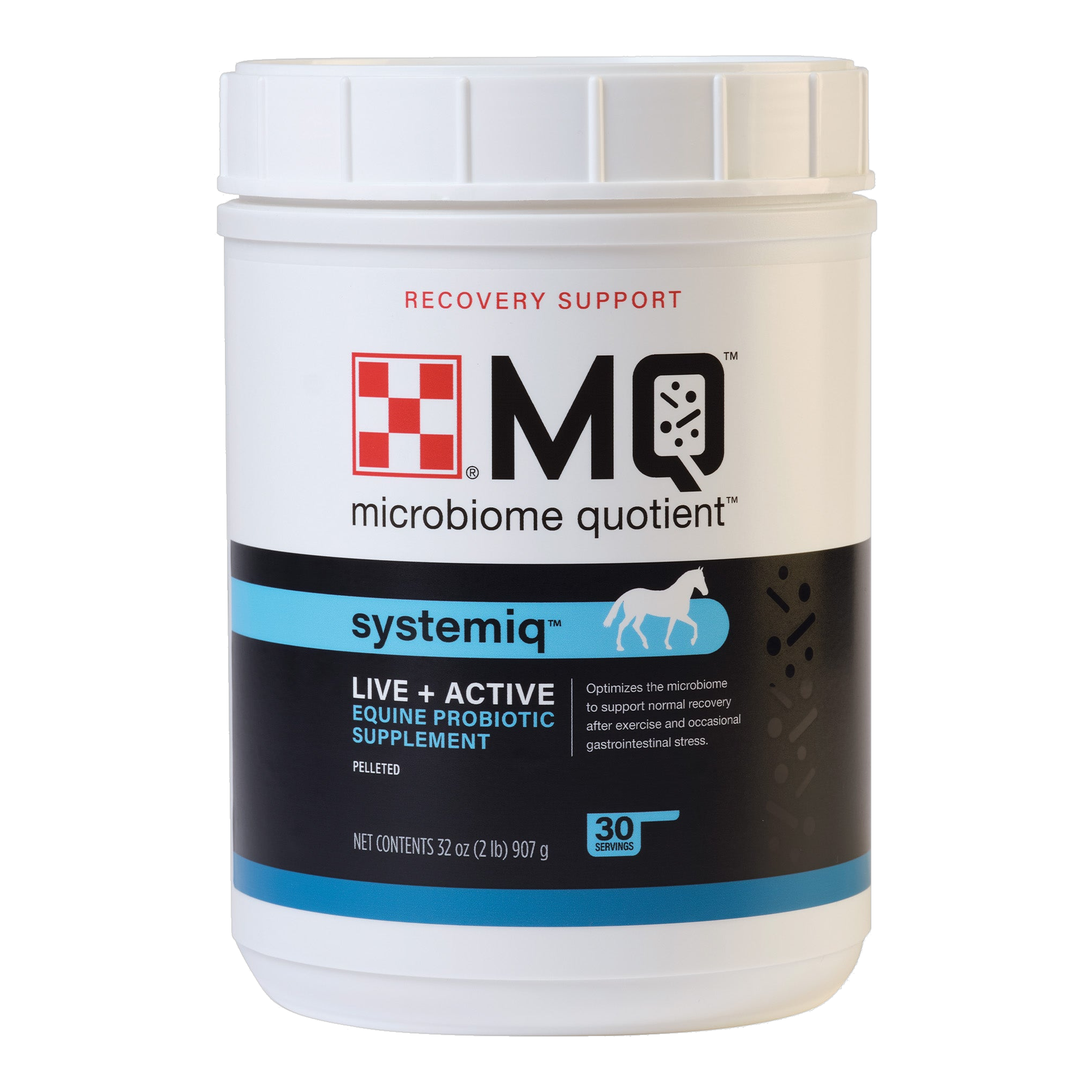 Purina Systemiq probiotic supplement 2 lb tub for horses