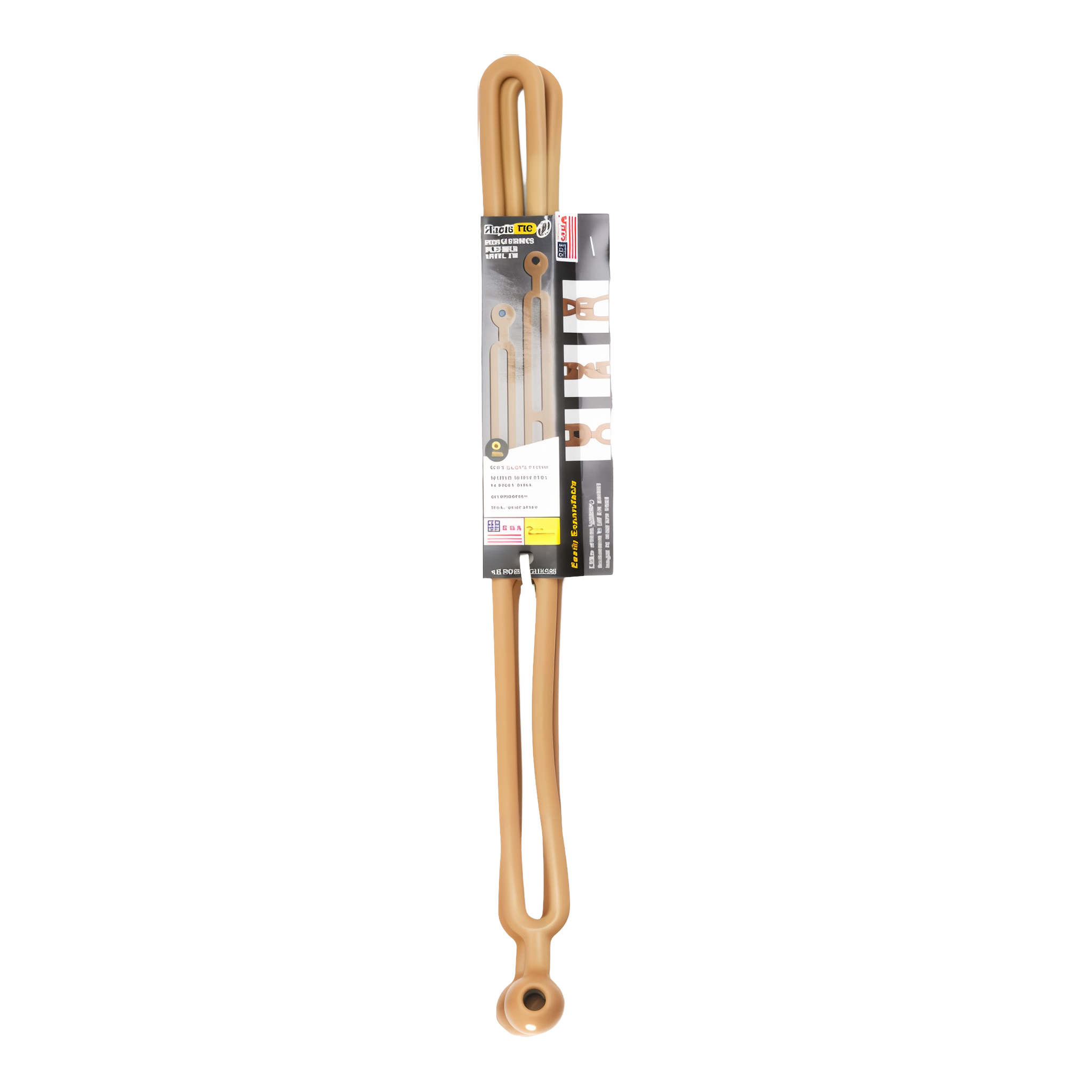 Rapid Tie Non-Marring Flexible Vinyl Tie 16 inch 2-pack, beige adjustable extendable strap