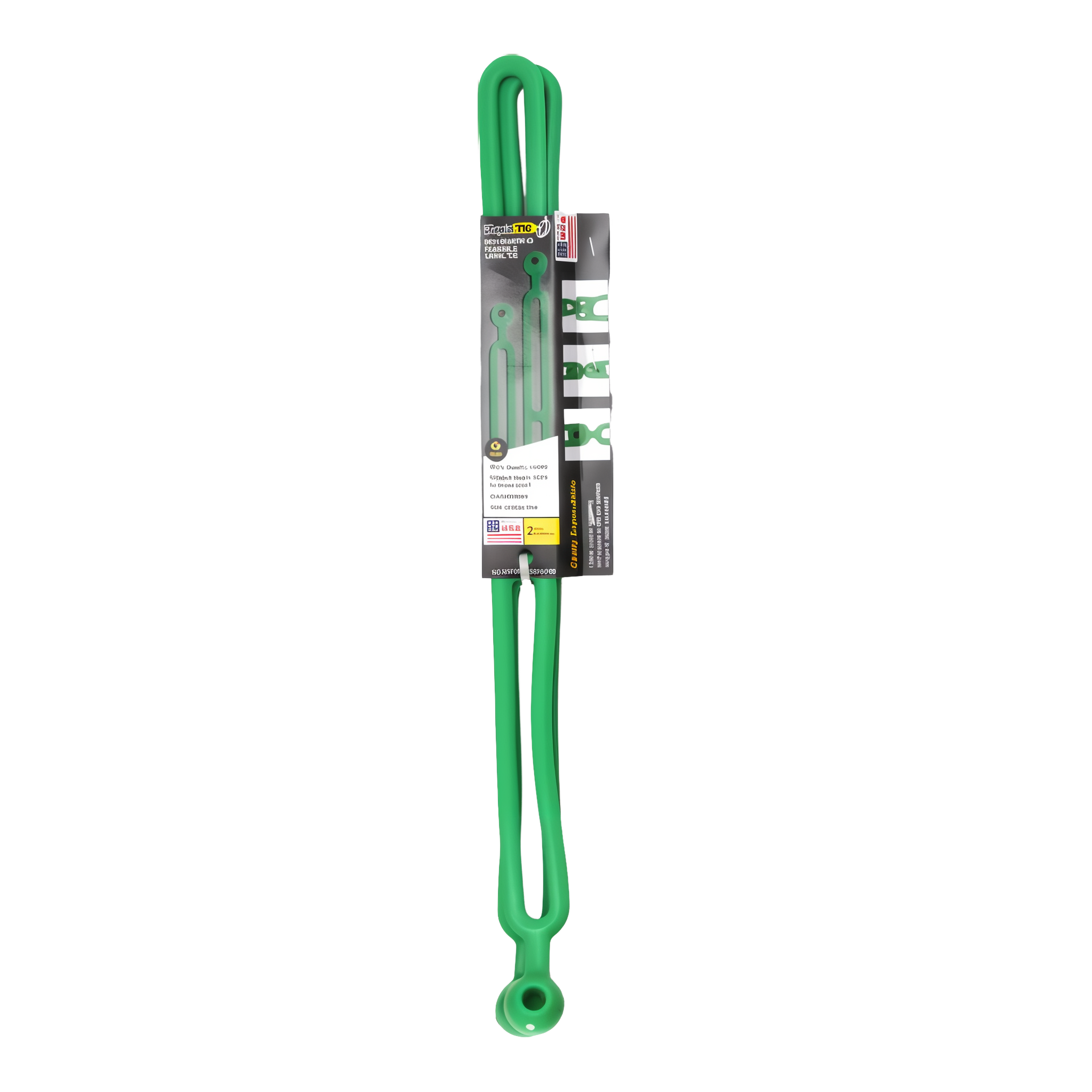 Rapid Tie Non-Marring Flexible Vinyl Tie 16 inch 2-pack, green adjustable extendable strap