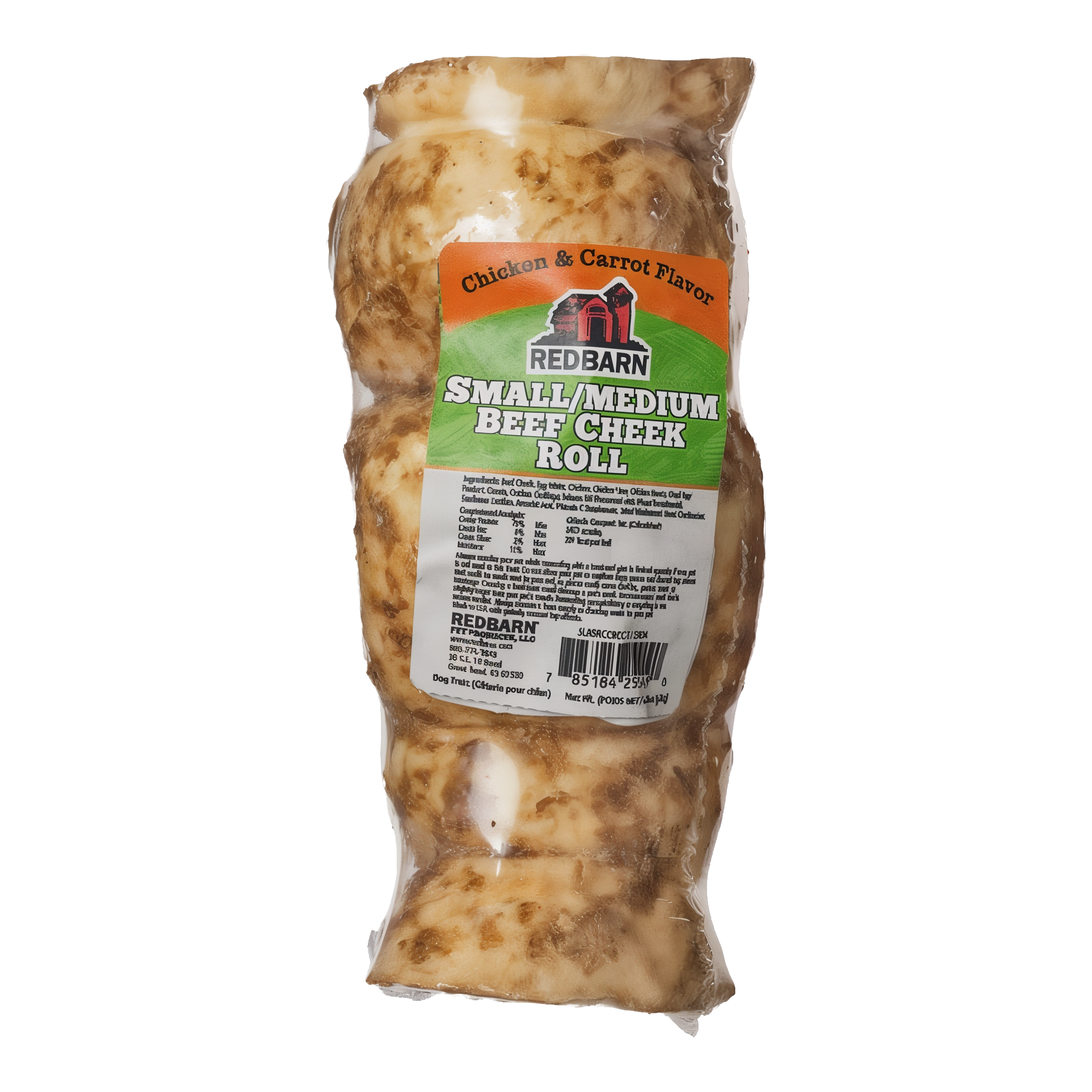 Redbarn Glazed Beef Cheek Roll Chicken & Carrot Flavor package front