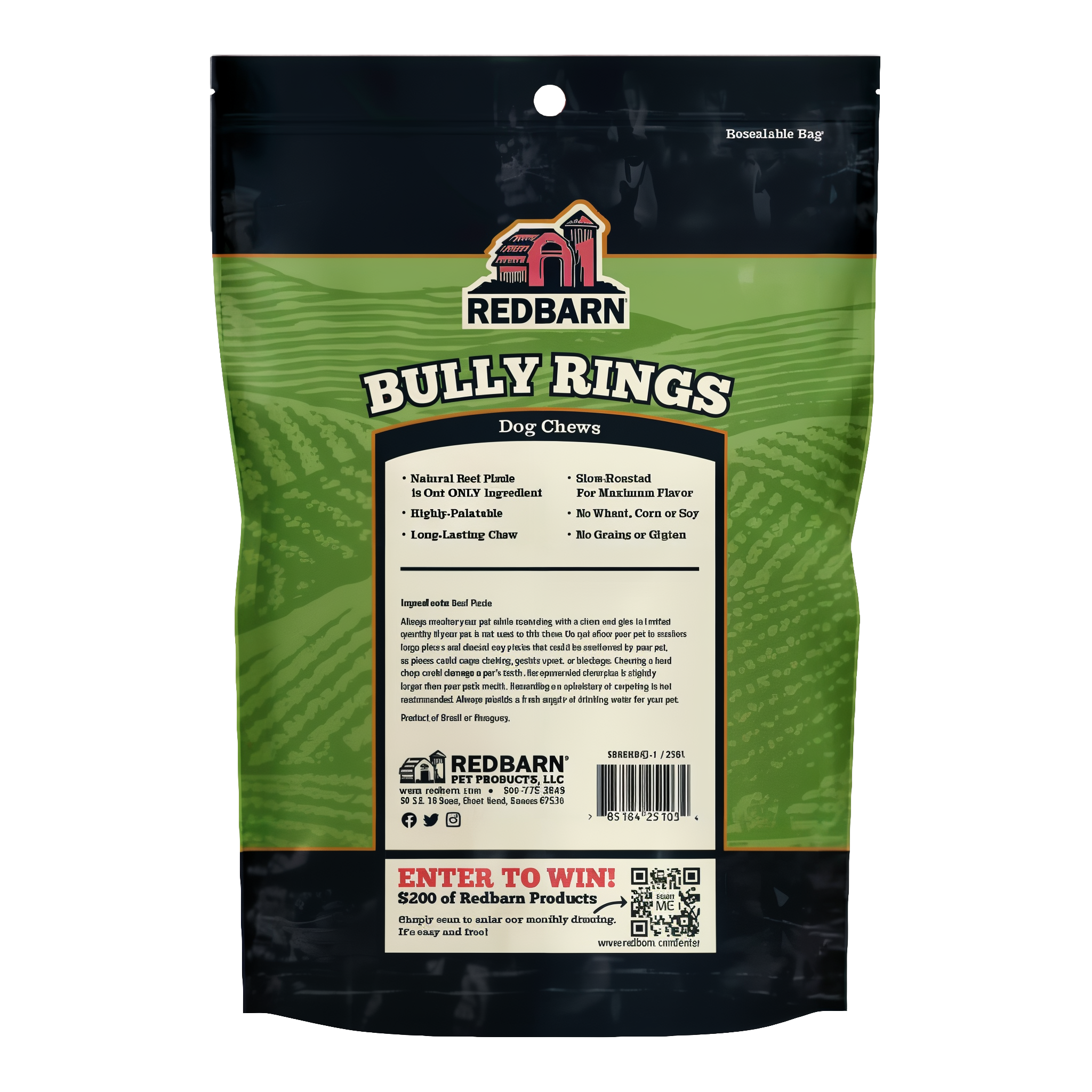 Redbarn Bully Rings package back