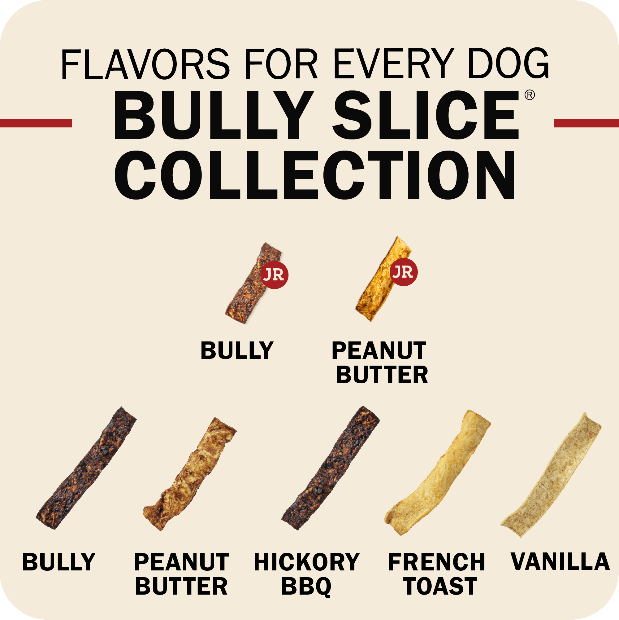 Redbarn Bully Slices Original Bully Flavor feature panel