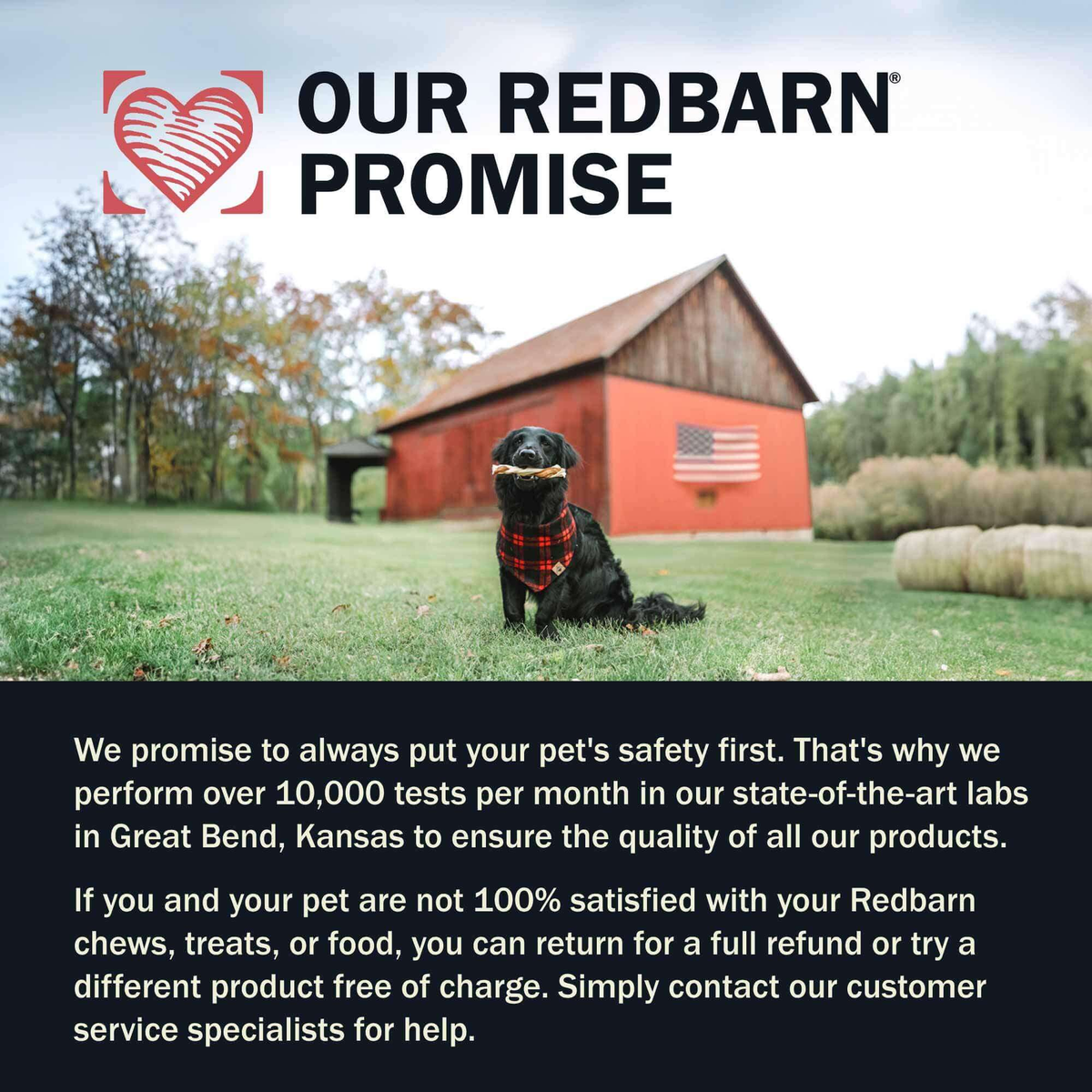 Redbarn Collagen Wrapped Esophagus Ring -- our redbarn promise