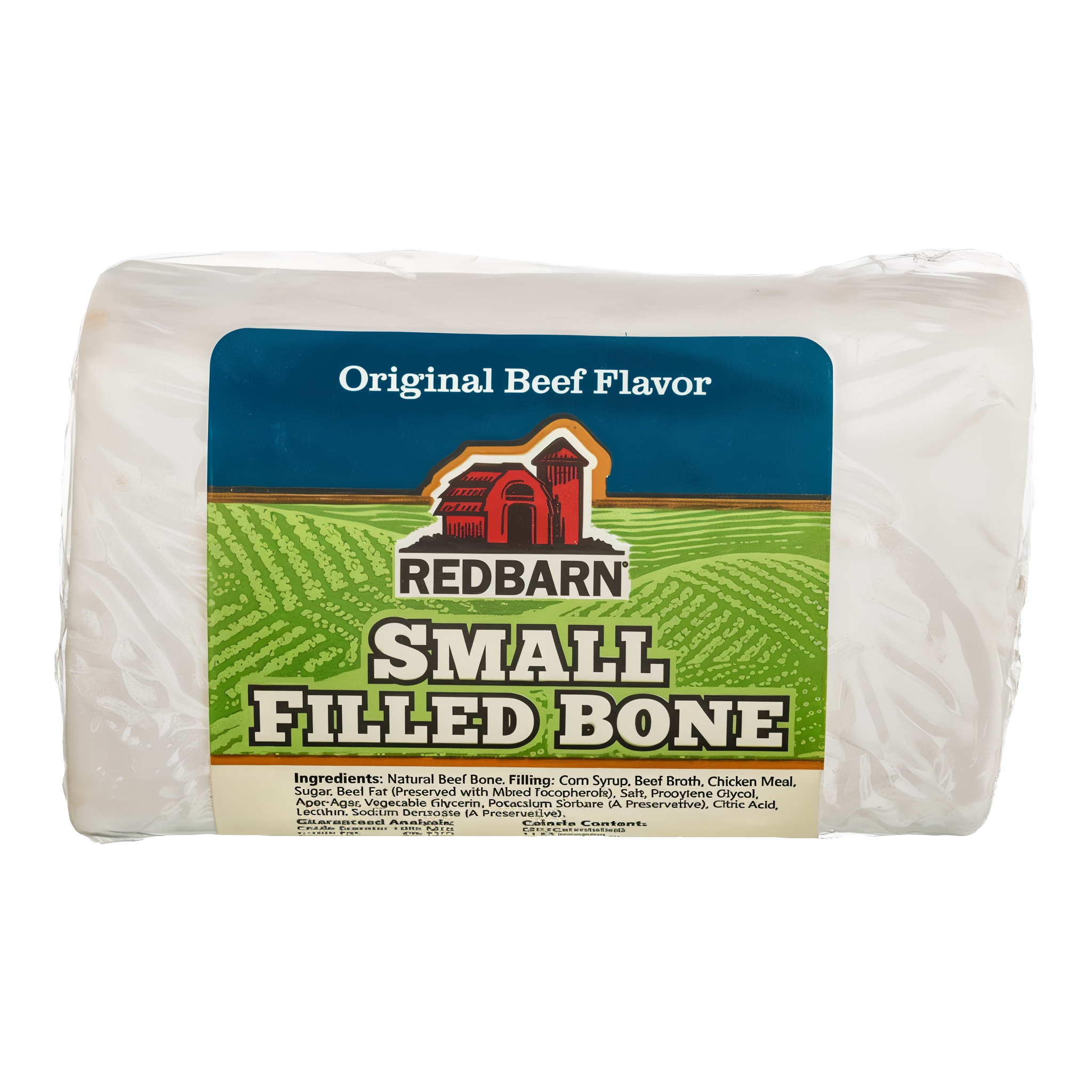 Redbarn Filled Bone Beef Flavor package front
