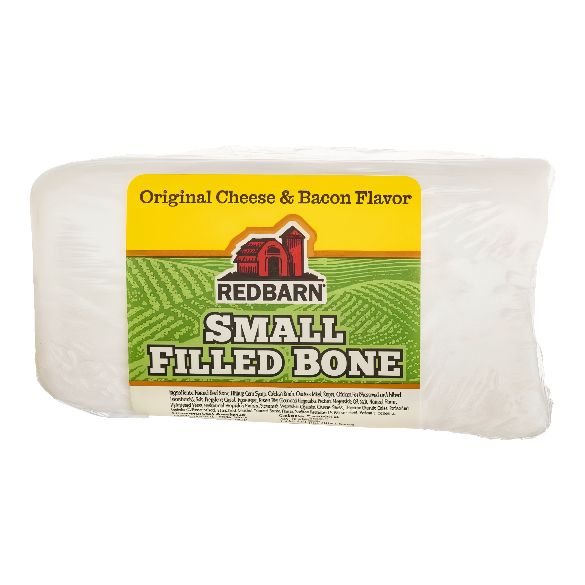 Redbarn Filled Bone Cheese and Bacon Flavor small package front