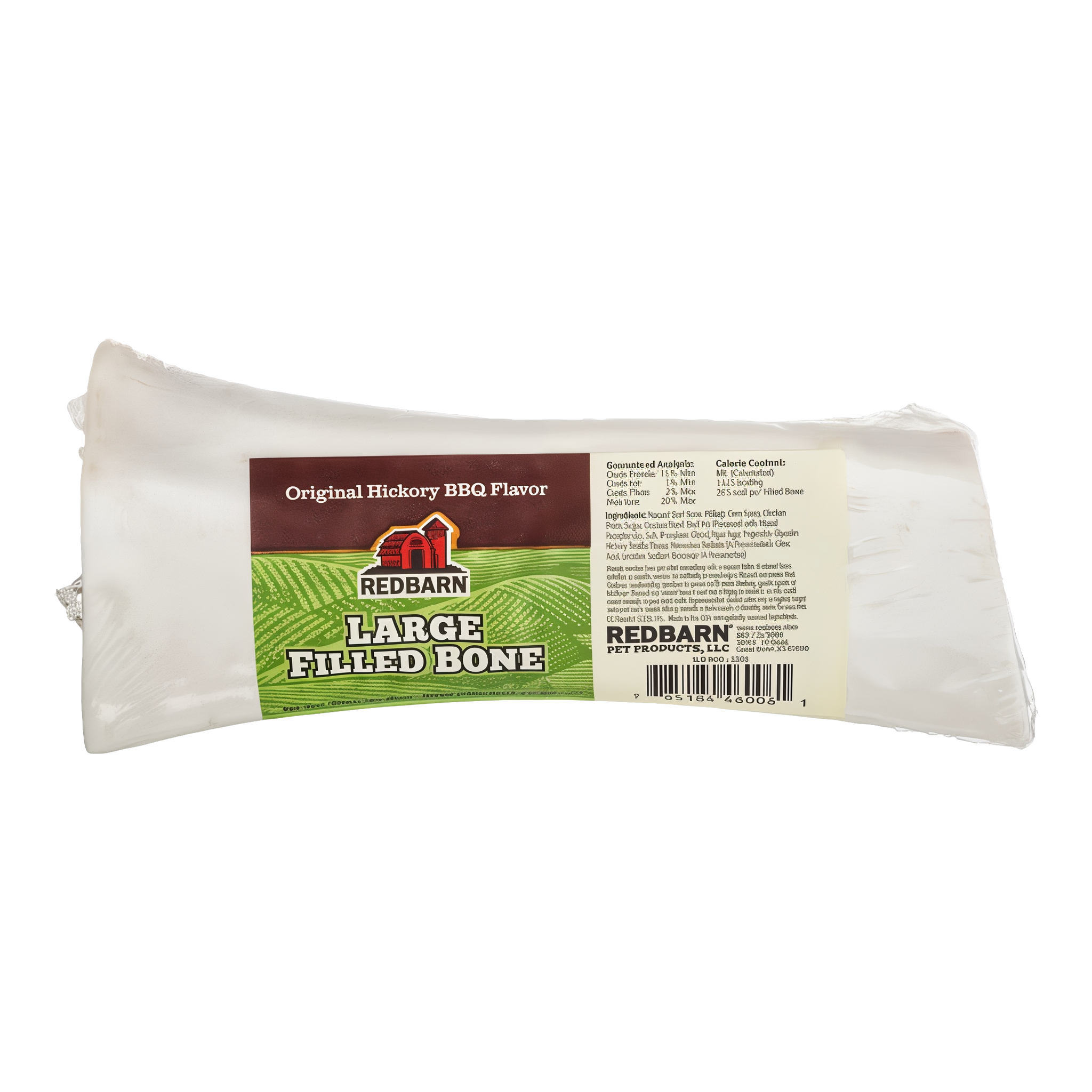 Redbarn Filled Bone Hickory BBQ Flavor large package front