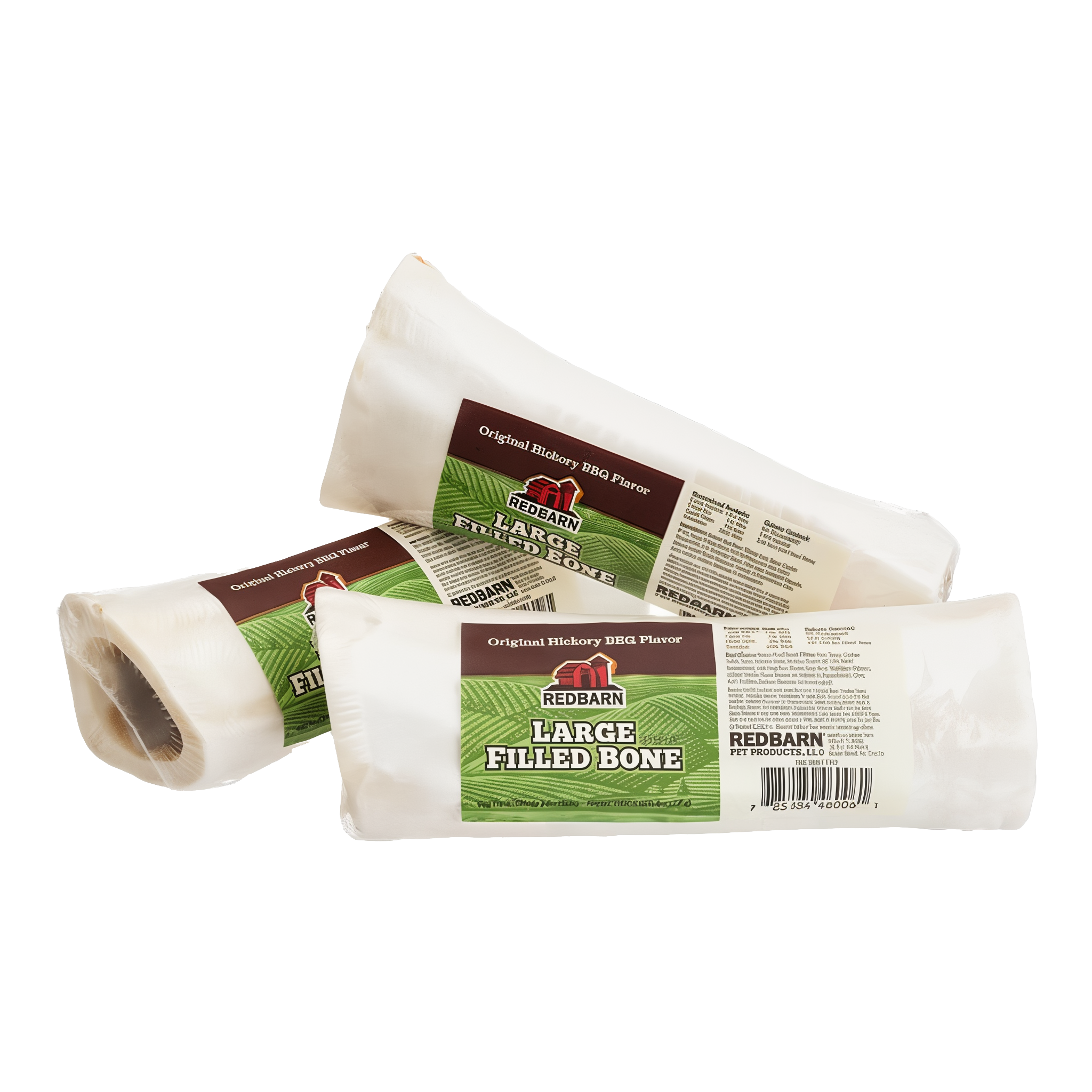 Redbarn Large Filled Bones Hickory BBQ Flavor group