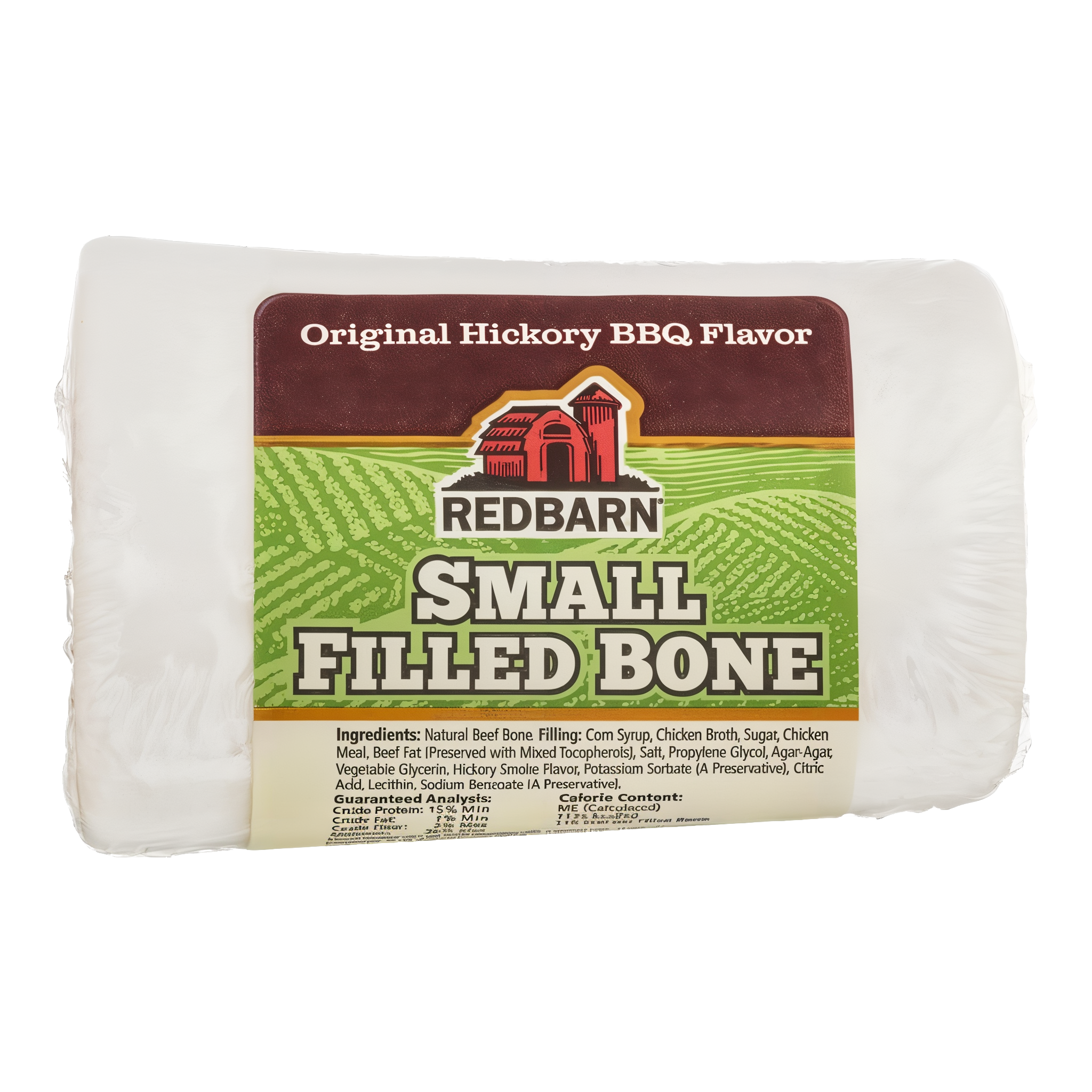 Redbarn Filled Bone Hickory BBQ Flavor small package front