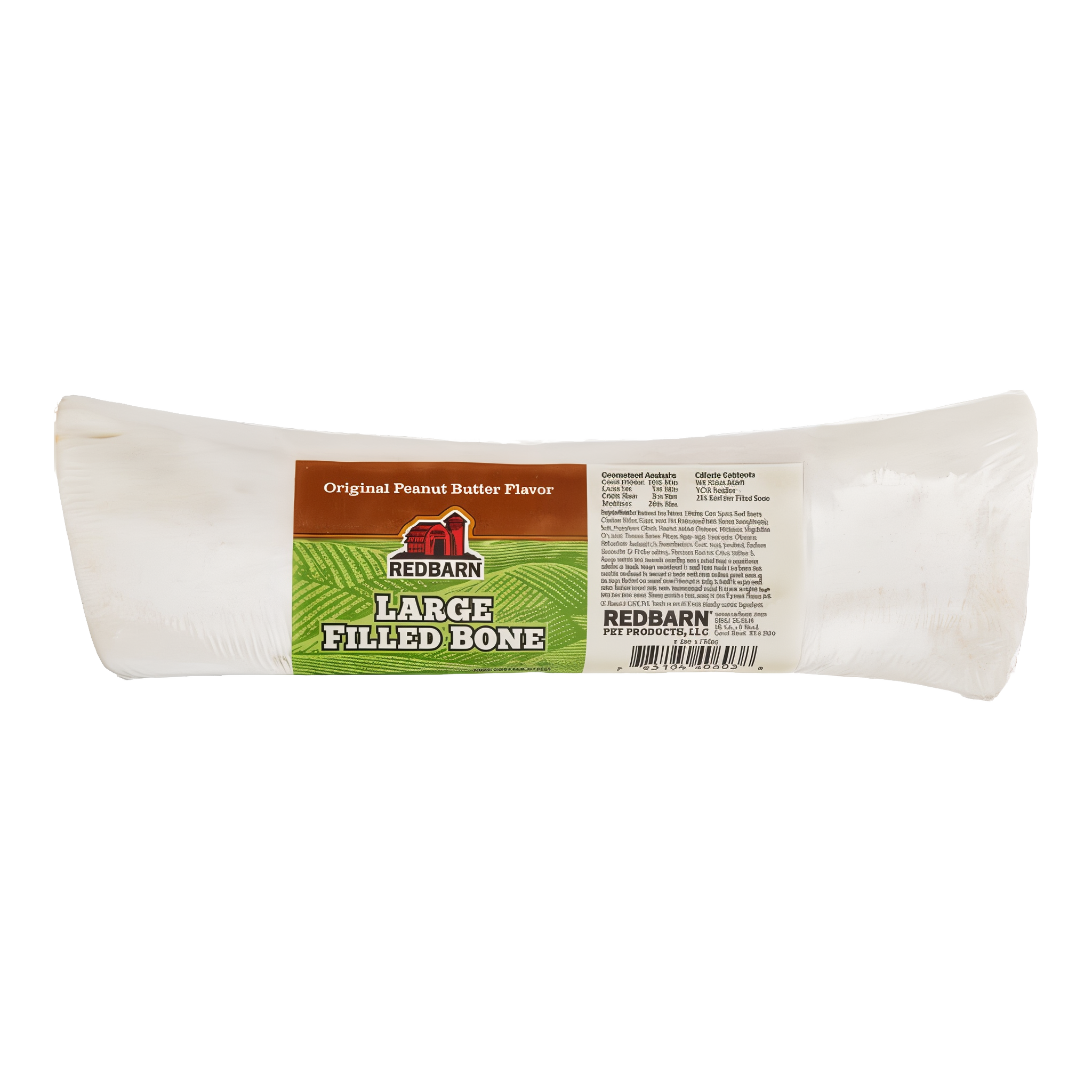 Redbarn Filled Bone Peanut Butter Flavor package front