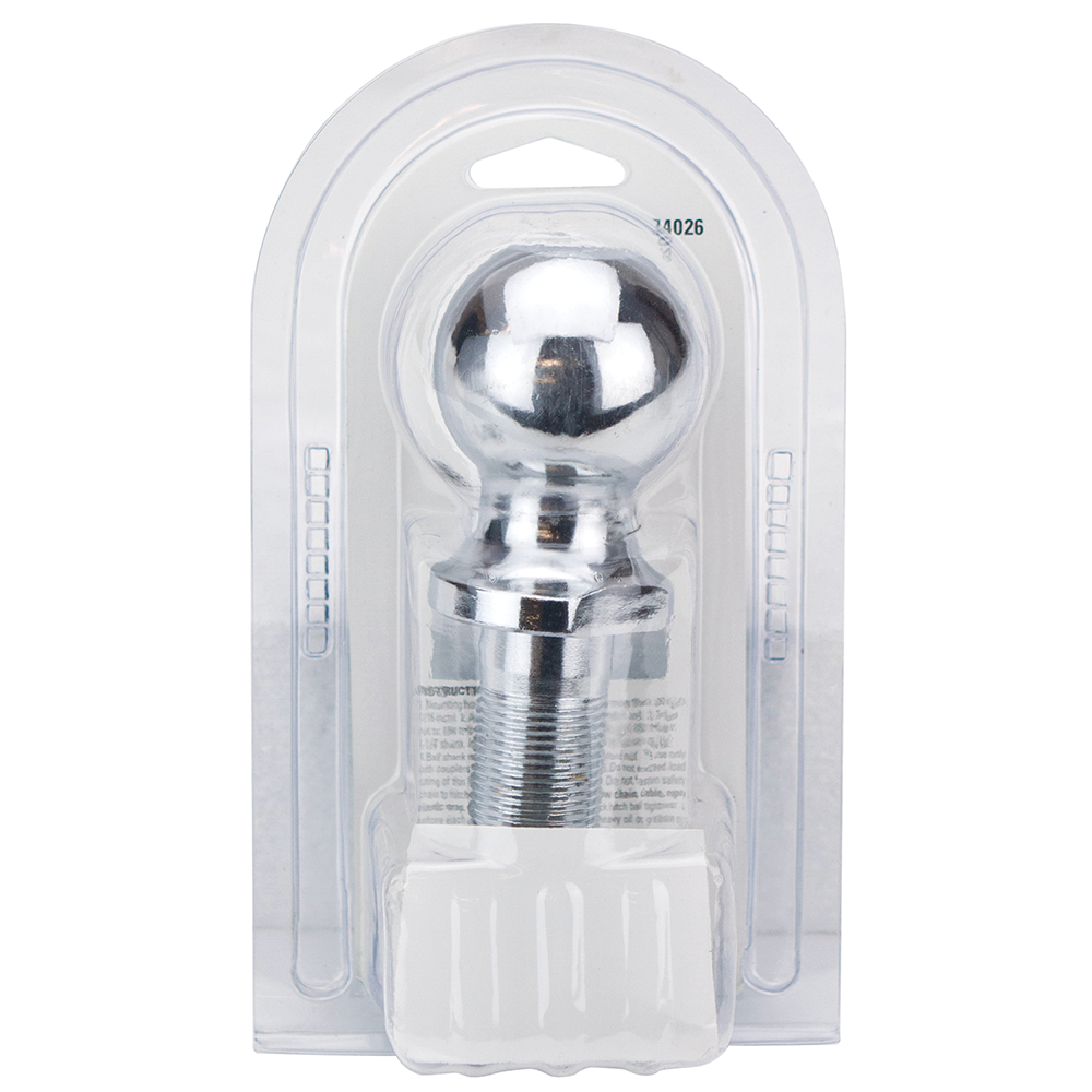 Reese Towpower Chrome Hitch Ball - packaged