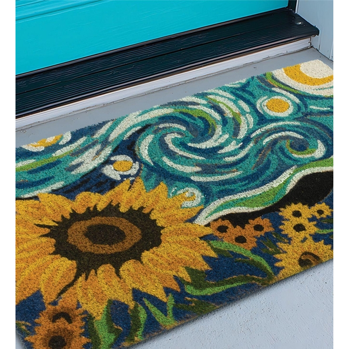 Regal Art & Gift Van Gogh Coir Doormat -- lifestyle