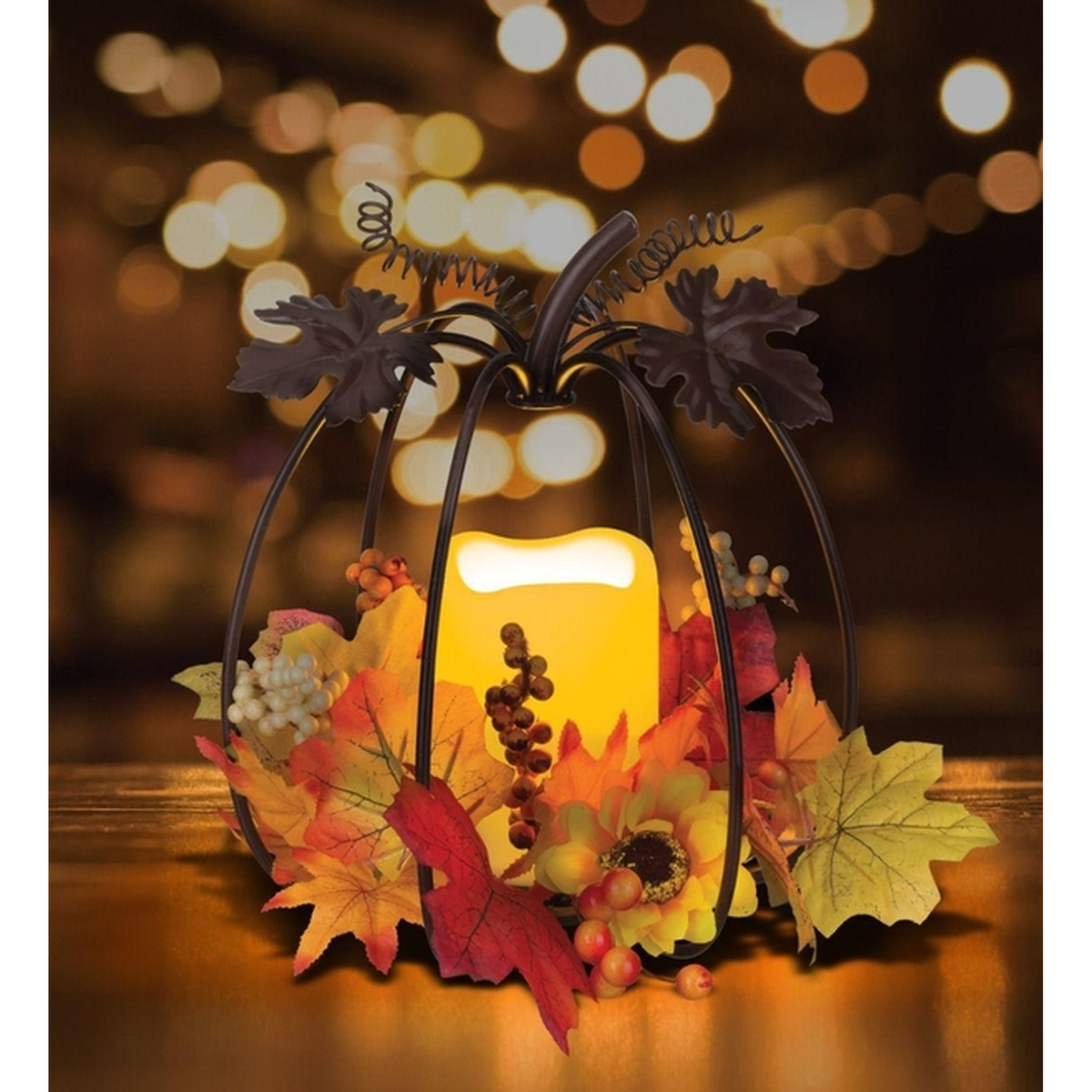 Regal Art & Gift LED Fall Pumpkin Lantern -- lifestyle