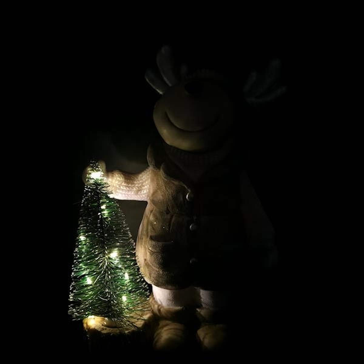 Regal Art & Gift LED Reindeer & Tree Decor 10 in -- lifestyle