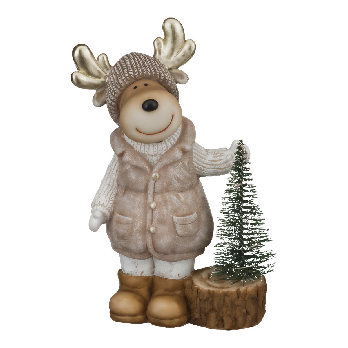 Regal Art & Gift LED Reindeer & Tree Decor 10 in -- product image