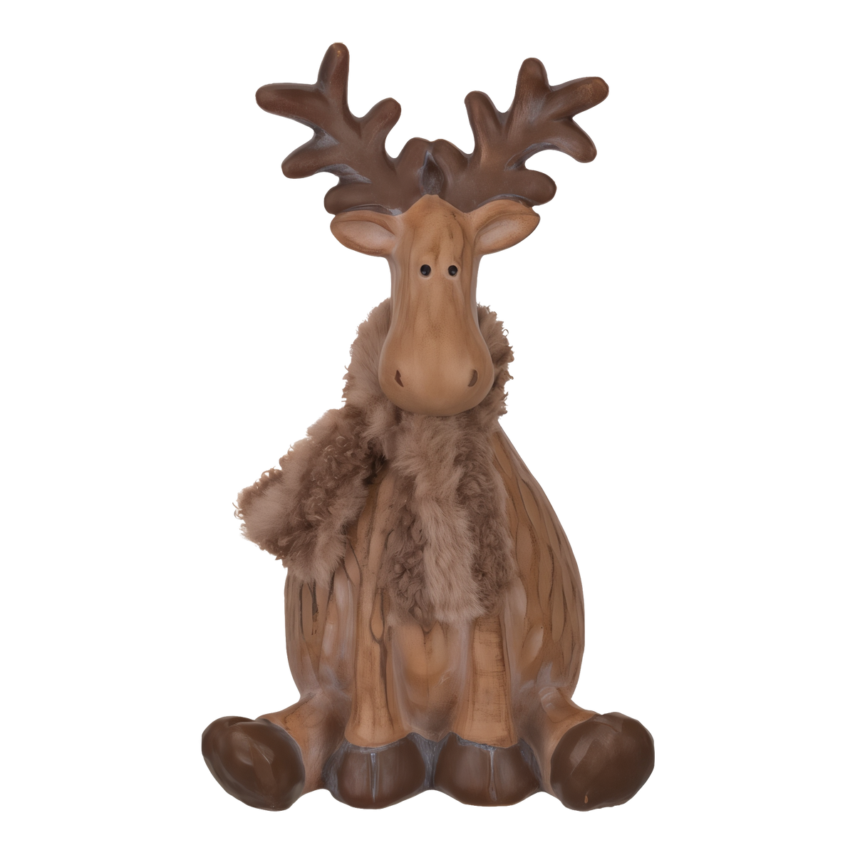 Regal Art & Gift Woodland Moose Sitting Decor -- product image