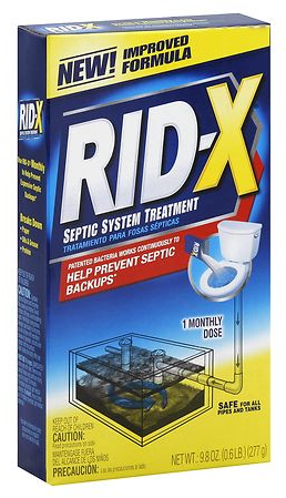 Rid-X Septic Tank Treatment Cleaning Powder