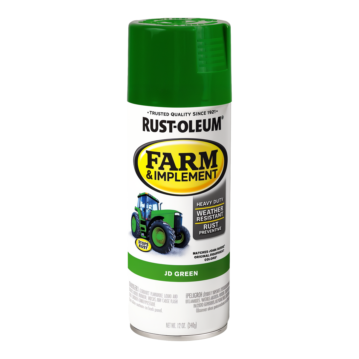 Rust-Oleum Specialty Farm & Implement Spray Paint JD Green 12 oz -- product image