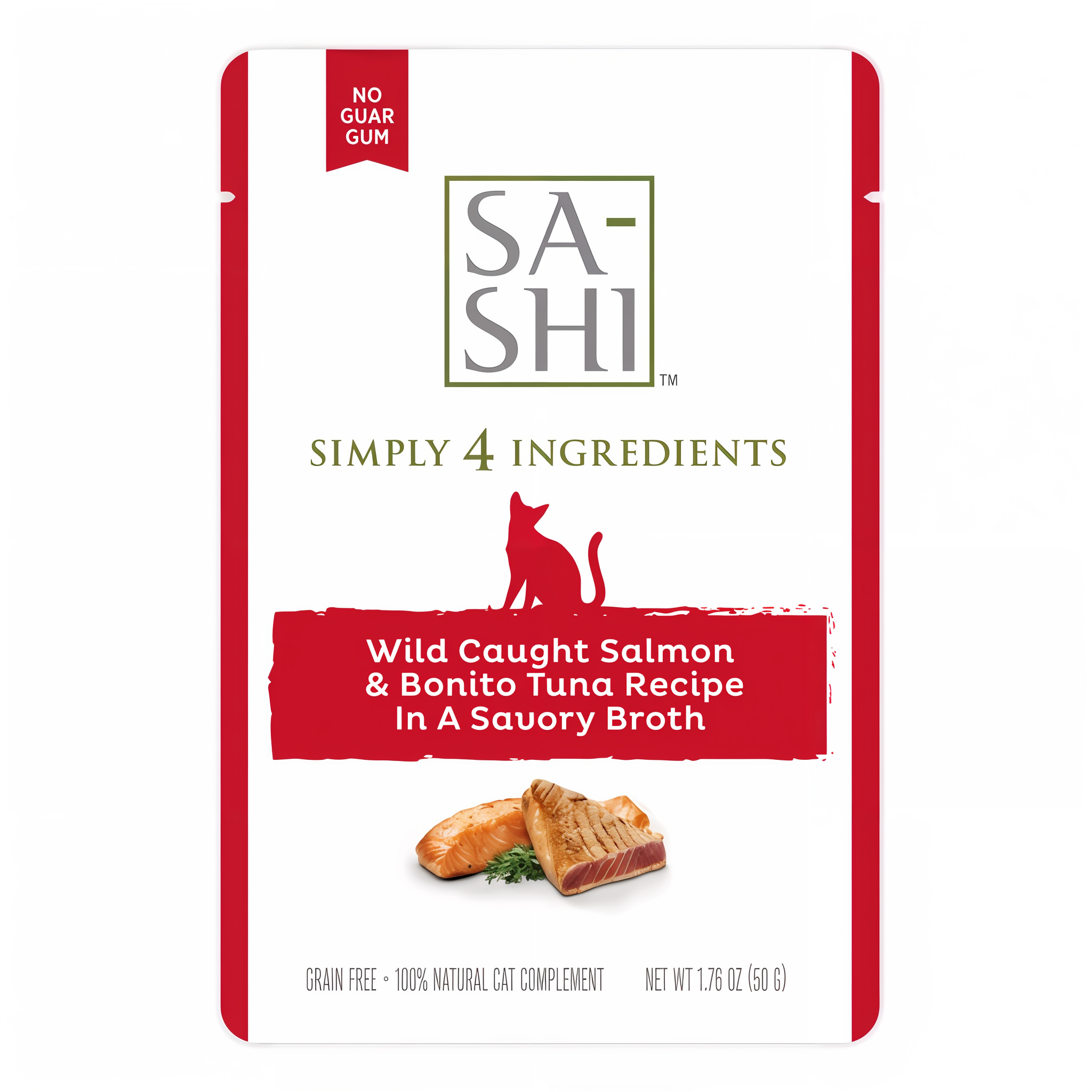 Sa-Shi Salmon and Tuna Cat Food Topper