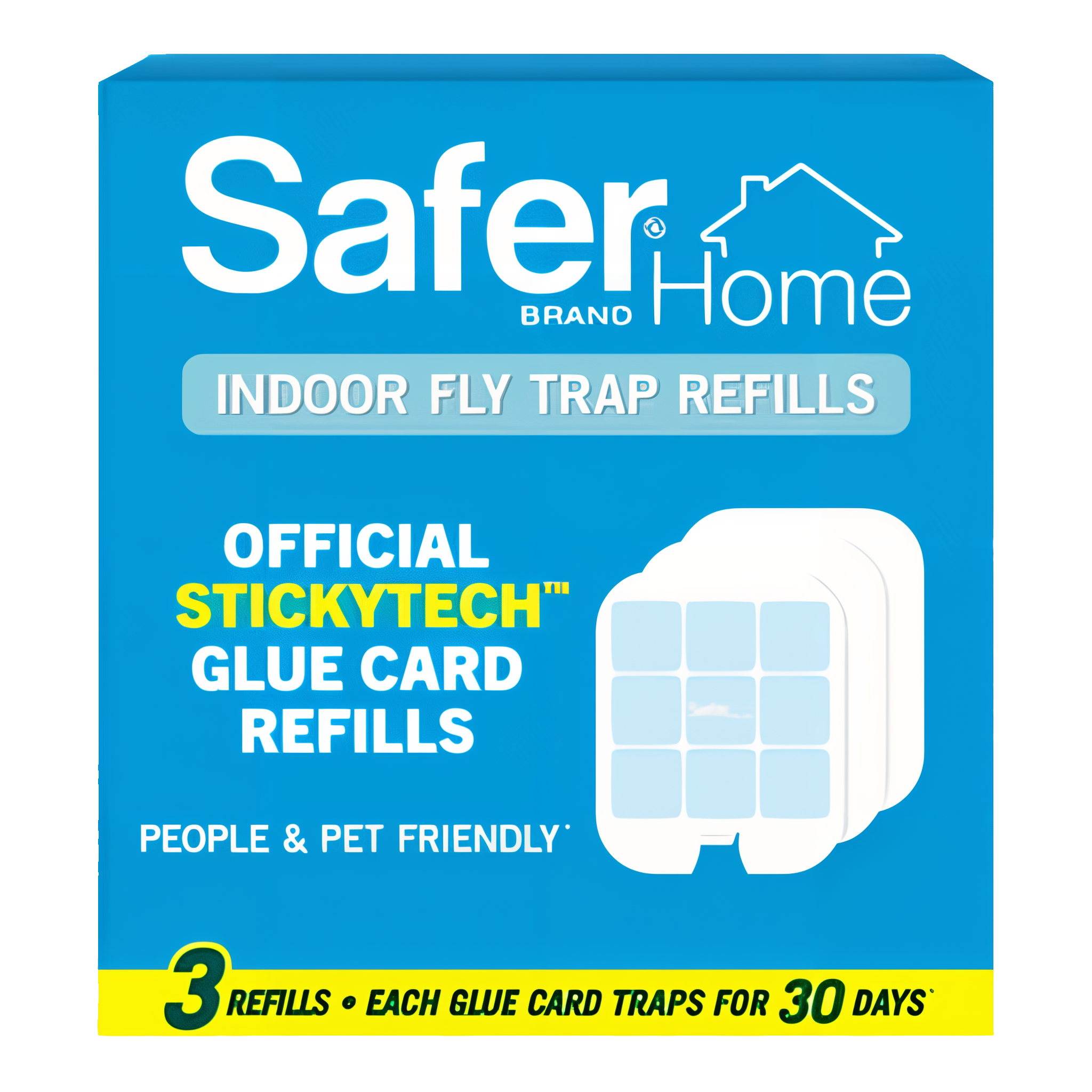 Safer Home Indoor Fly Trap Refill Glue Cards