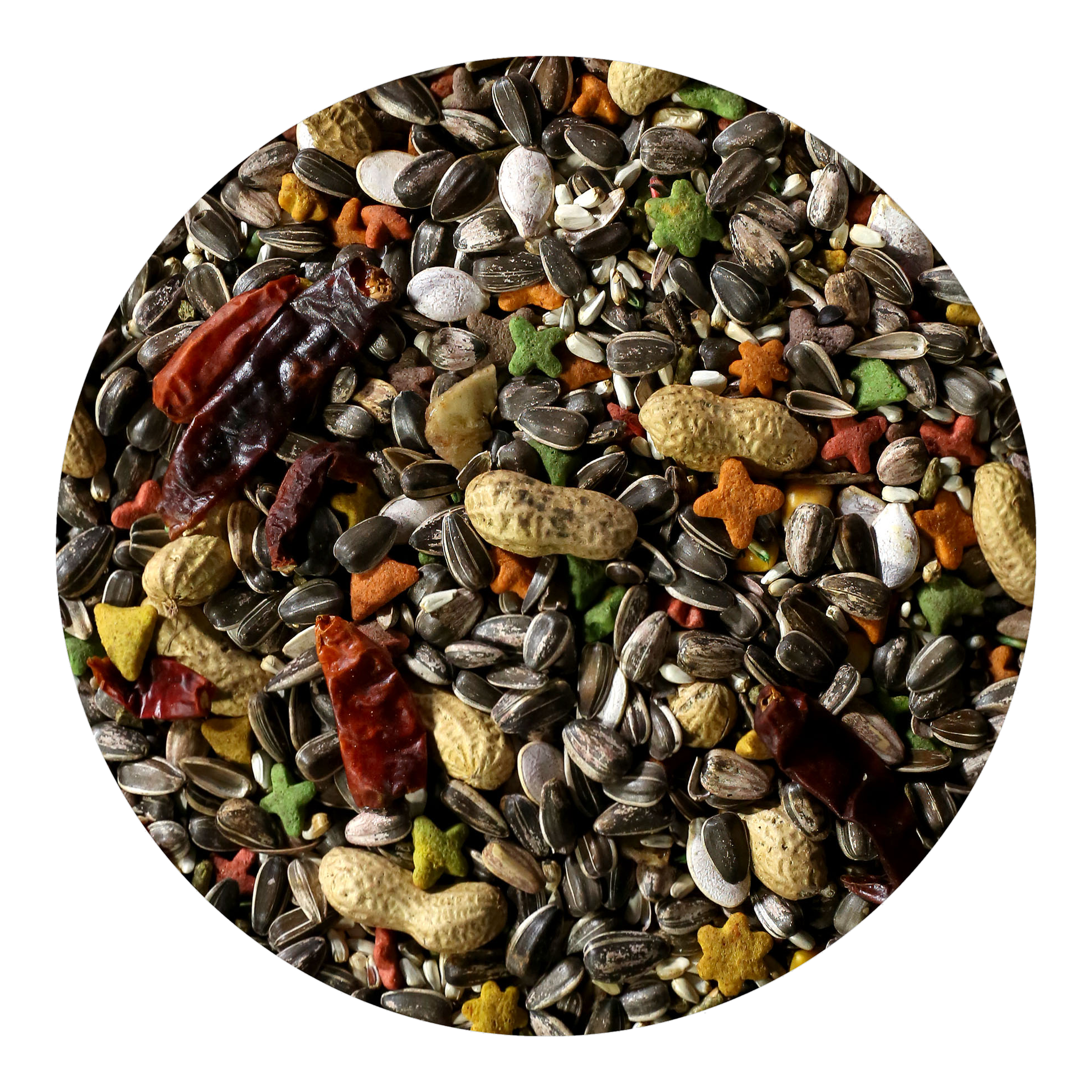 Scarlett Nutra Parrot Bird Food chunky seed mix