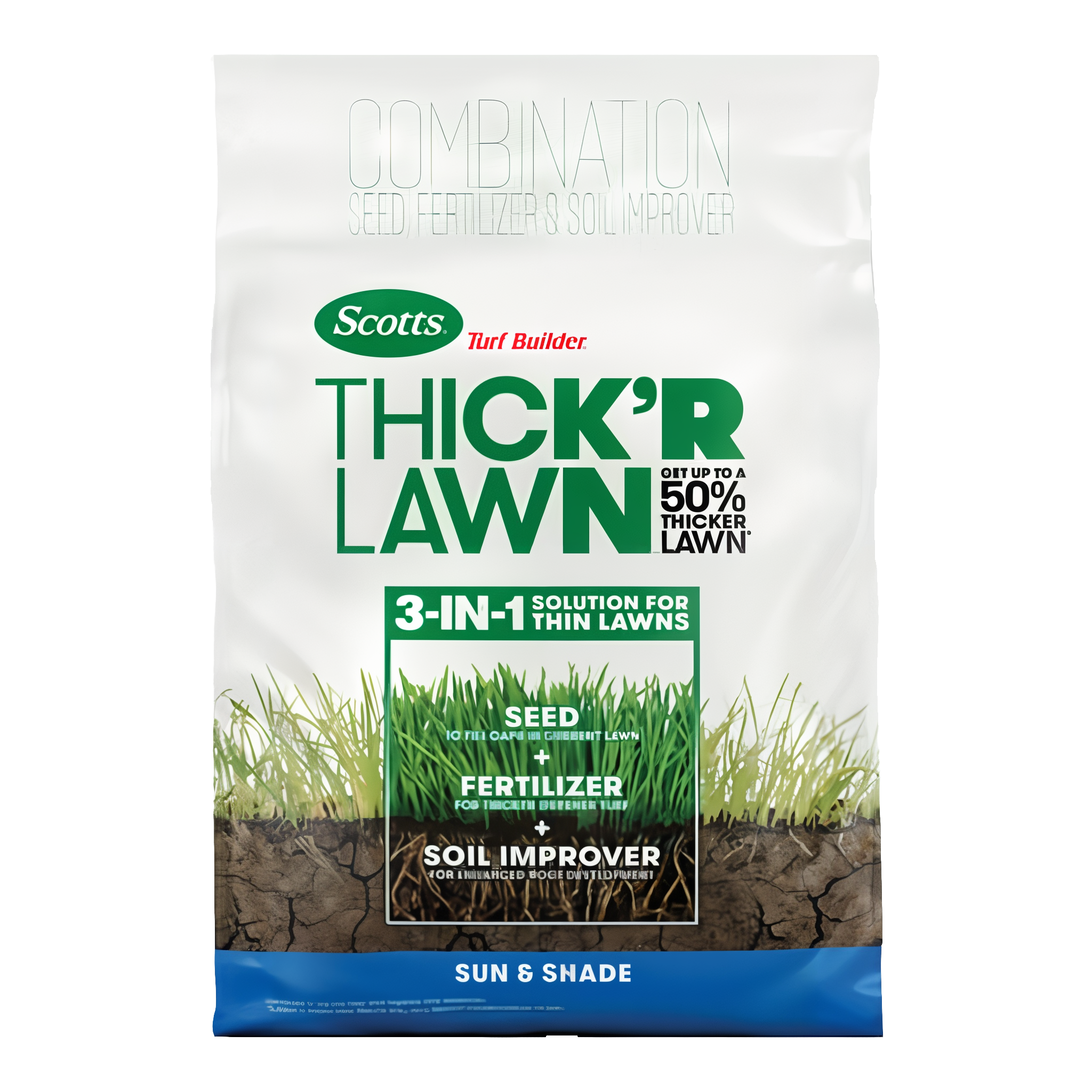 Scotts Turf Builder Thick R Lawn Sun and Shade