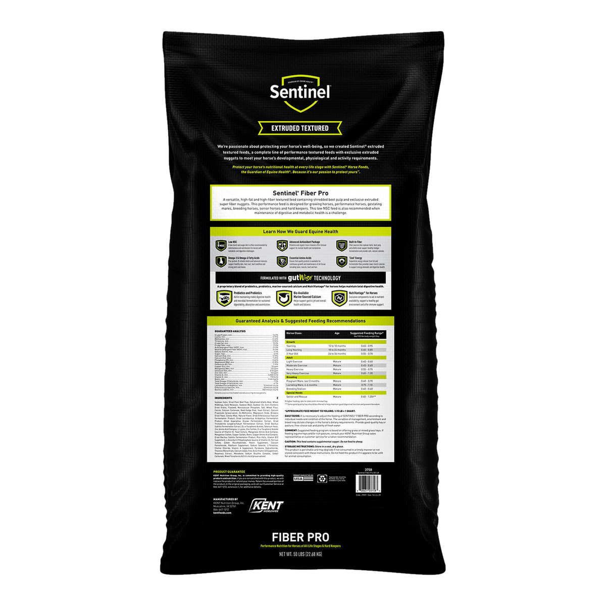 Sentinel Fiber Pro Horse Feed sentinel fiberpro pdp 1500x1500 back
