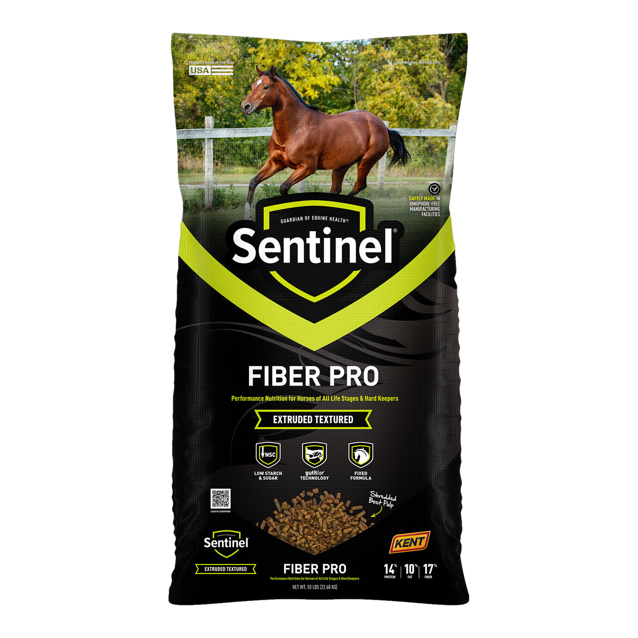Sentinel Fiber Pro Horse Feed 50 Lb #50 Lb