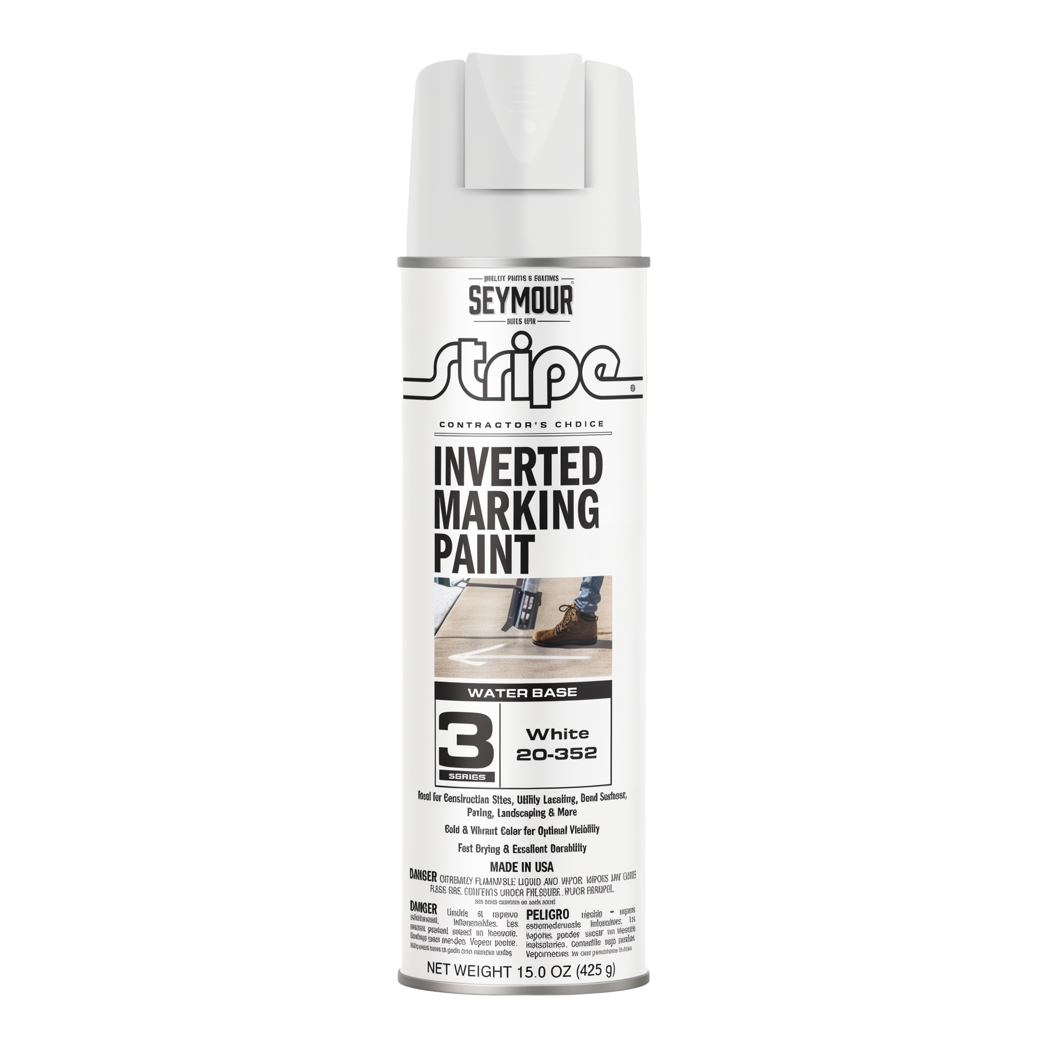 Seymour Stripe 3-Series 15 oz can - White #White#