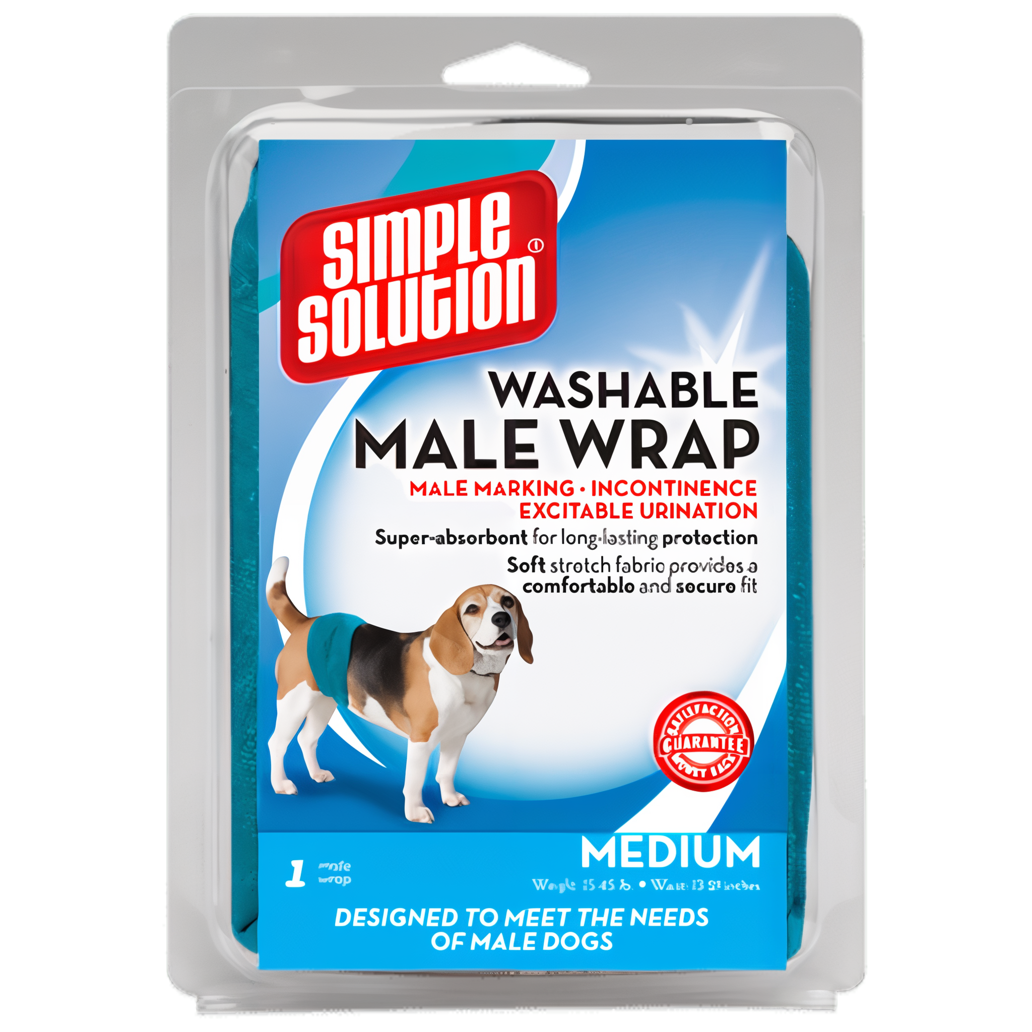Simple Solution Washable Male Wrap Dog Diaper