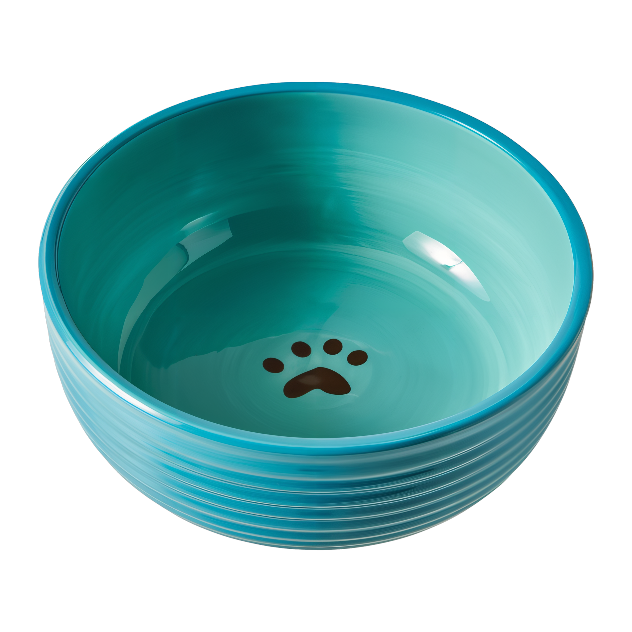 Spot Elegance Dog Dish 7 in Aqua