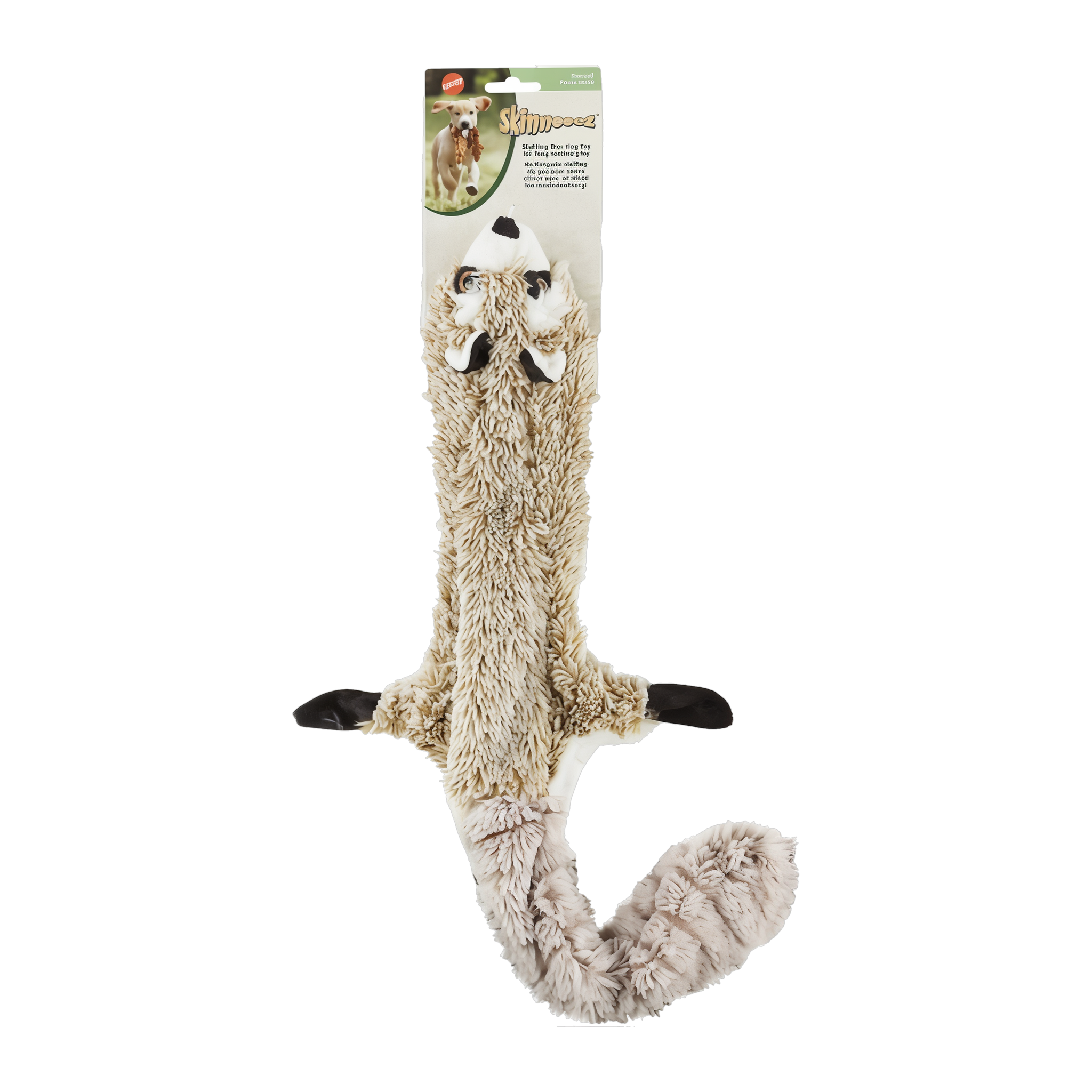 SPOT Skinneeez Raccoon Stuffing-Free Dog Toy