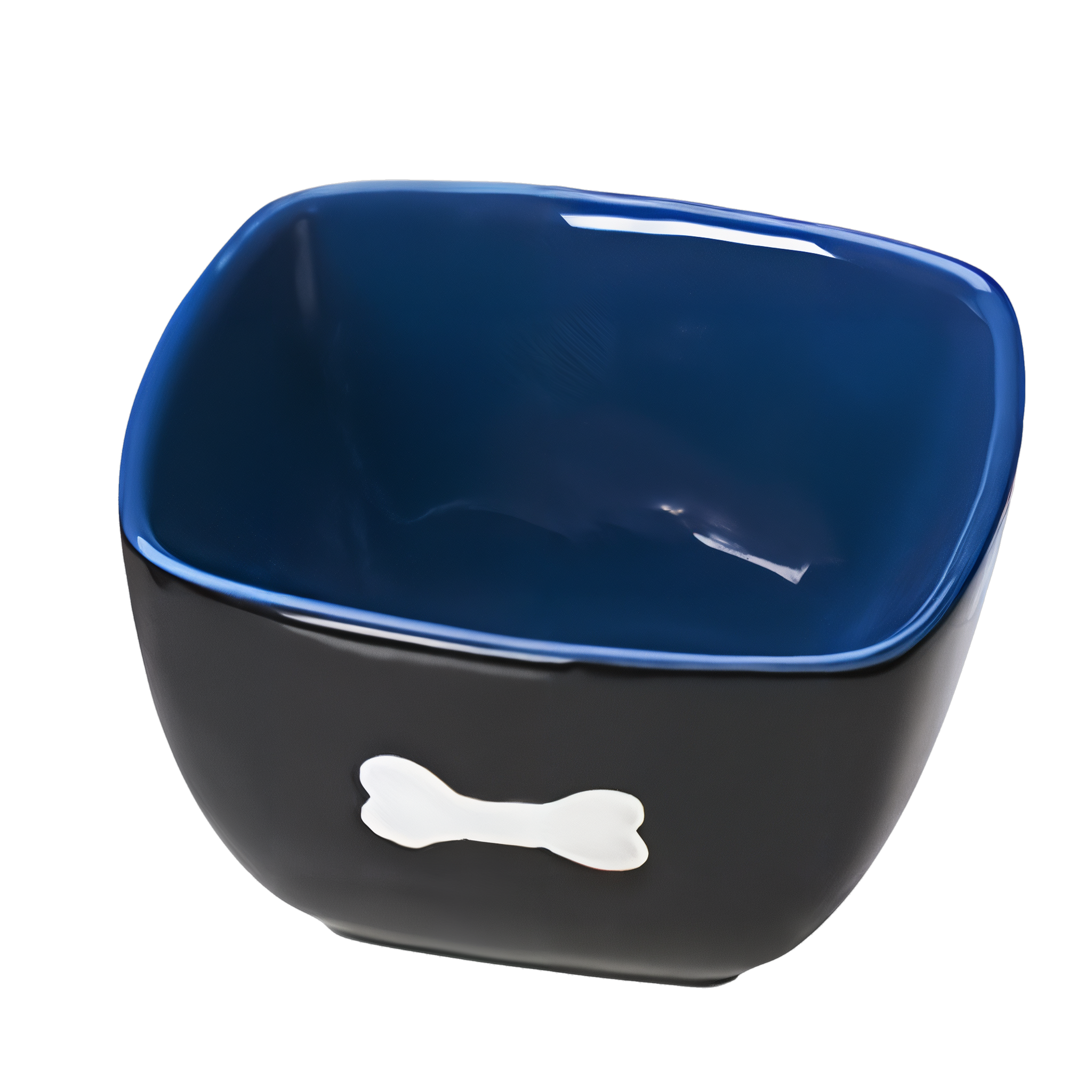 Spot Vista Dog Dish 5 in Blue/Black