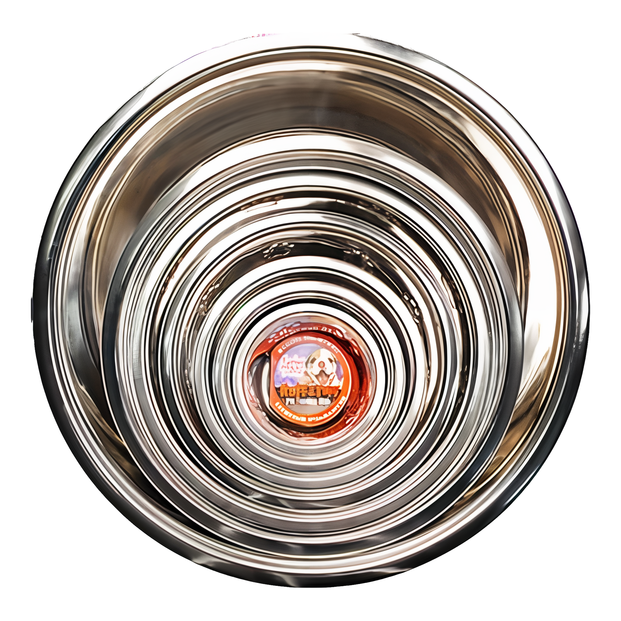 Spot Diner Time Stainless Steel Pet Dish 5 Quart, mirror-finish stainless bowl