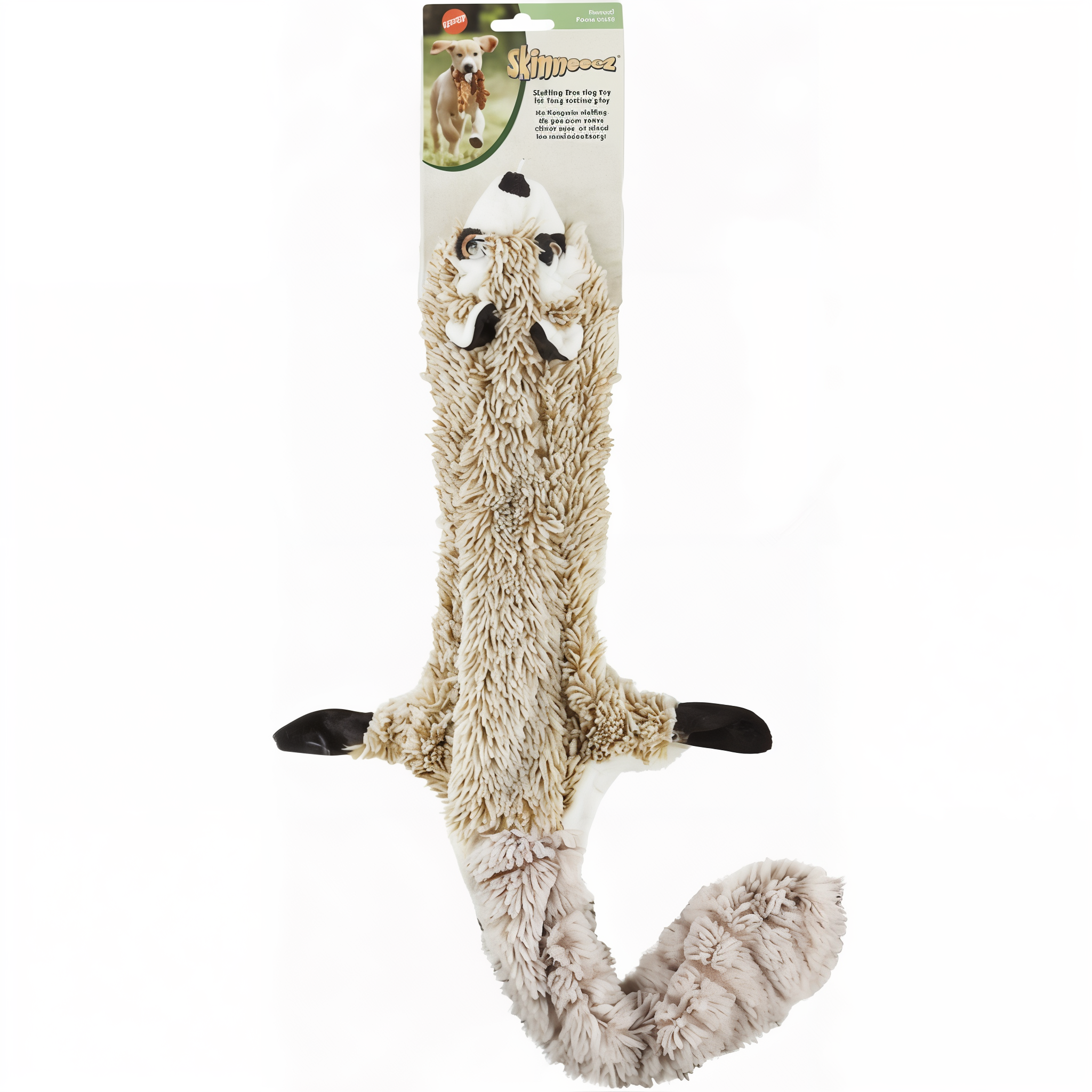 SPOT Skinneeez Raccoon Stuffing-Free Dog Toy