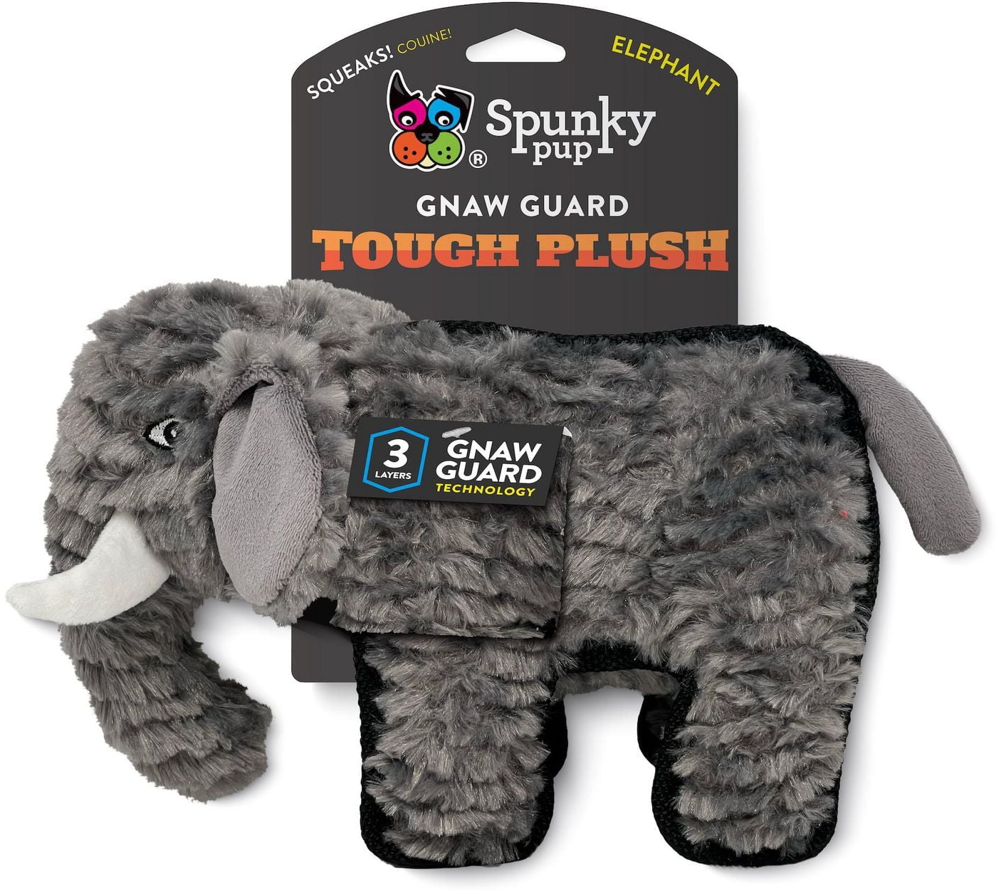 Tough Plush Toy, Elephant